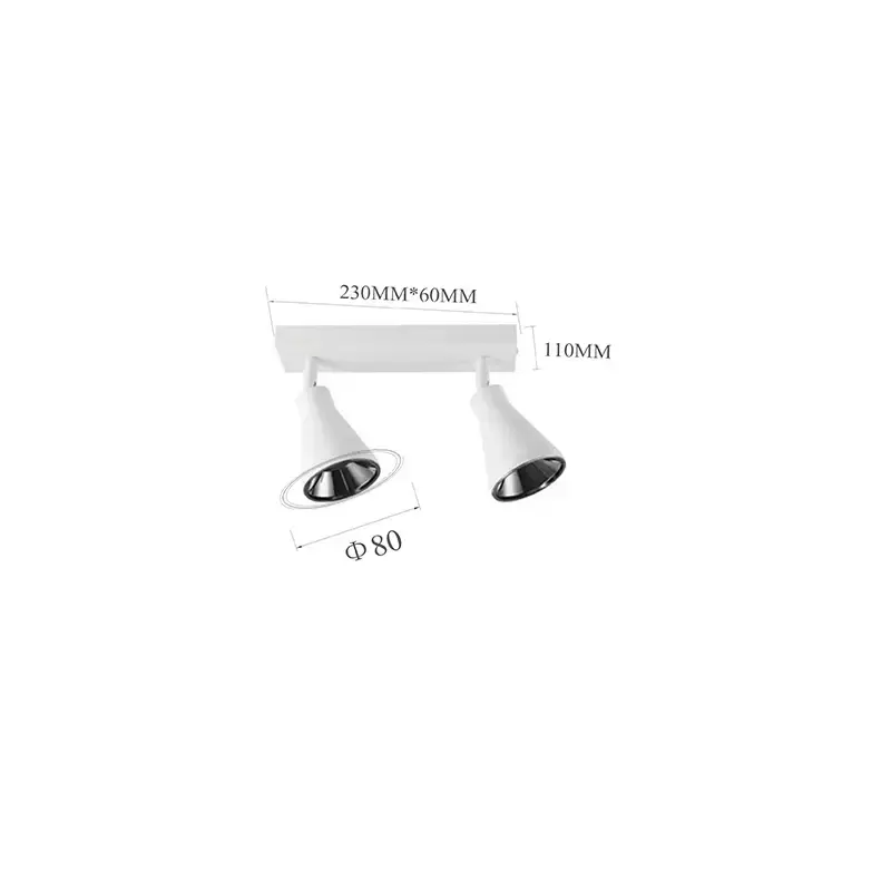 Aplique Marley doble blanco-1