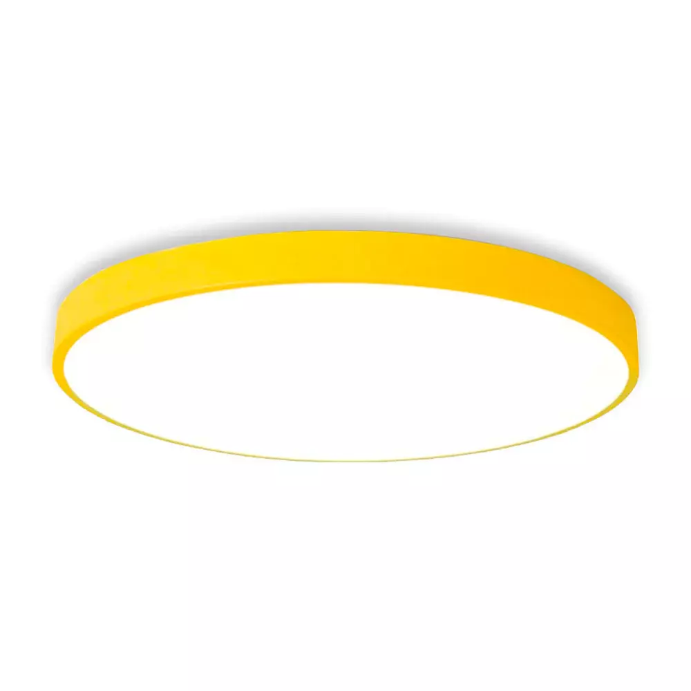 Plafón circular amarillo 50CM 6000K-0