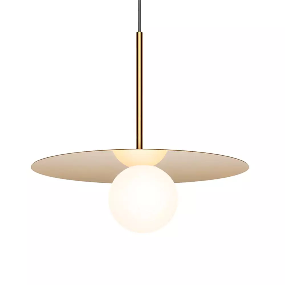 Lámpara Colgante Sathur Dorada 35 Cm-0