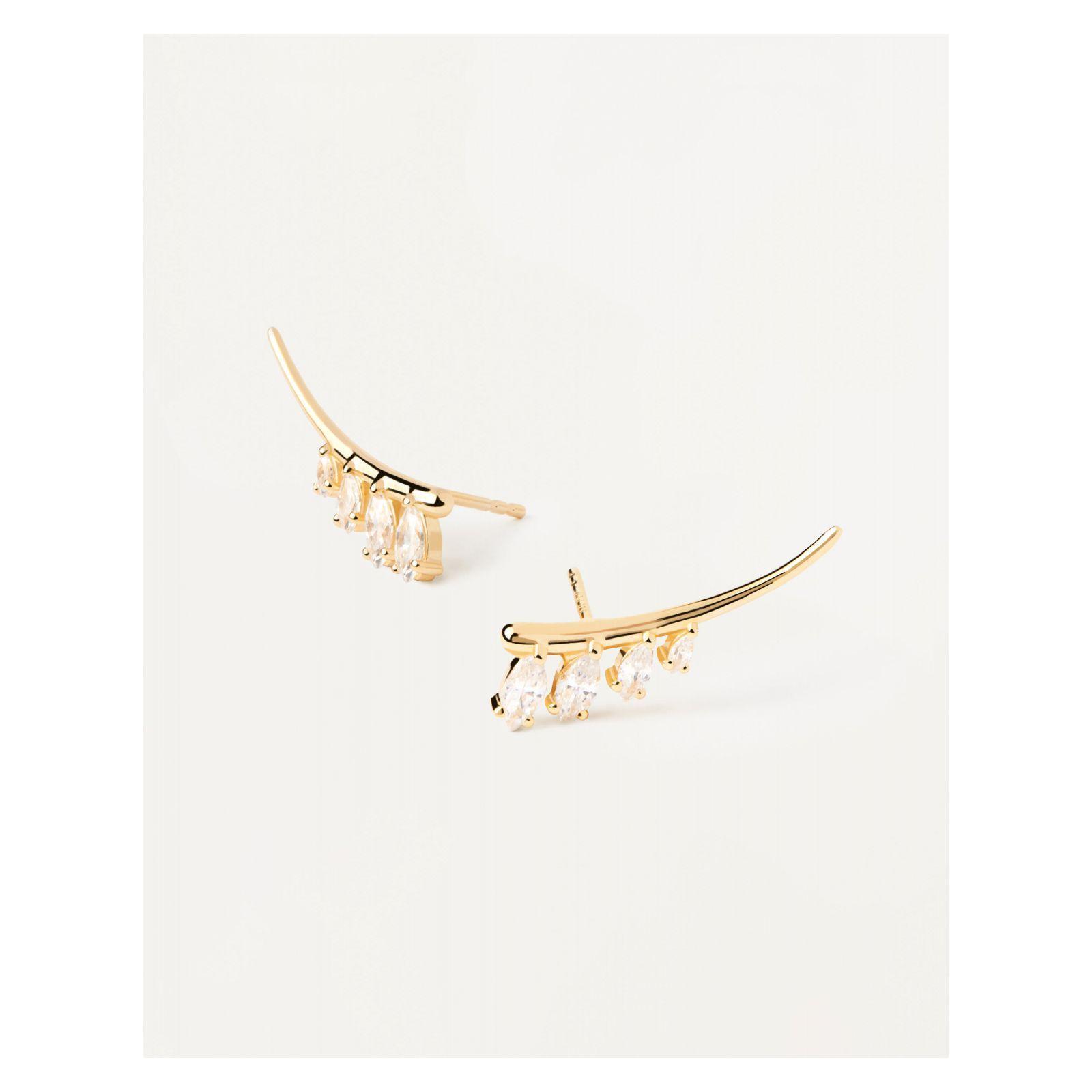 Aretes PDPaola Ar01-879-U Plateado Mujer-0