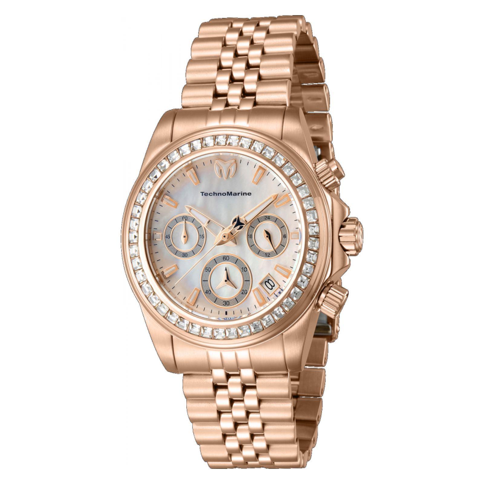 Reloj Technomarine TM-222057 Rose Gold Mujer Quartz-0