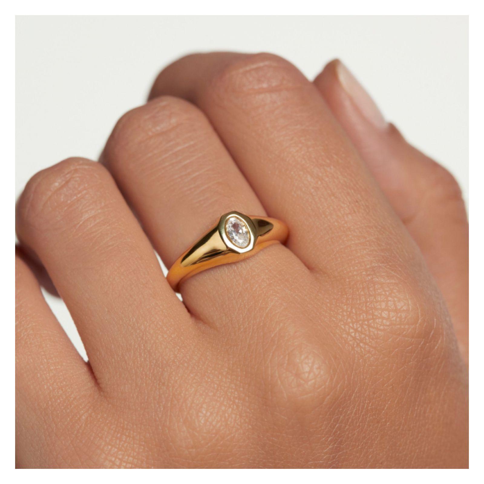 Anillo PDPaola An01-A03-16 Plateado Mujer-2