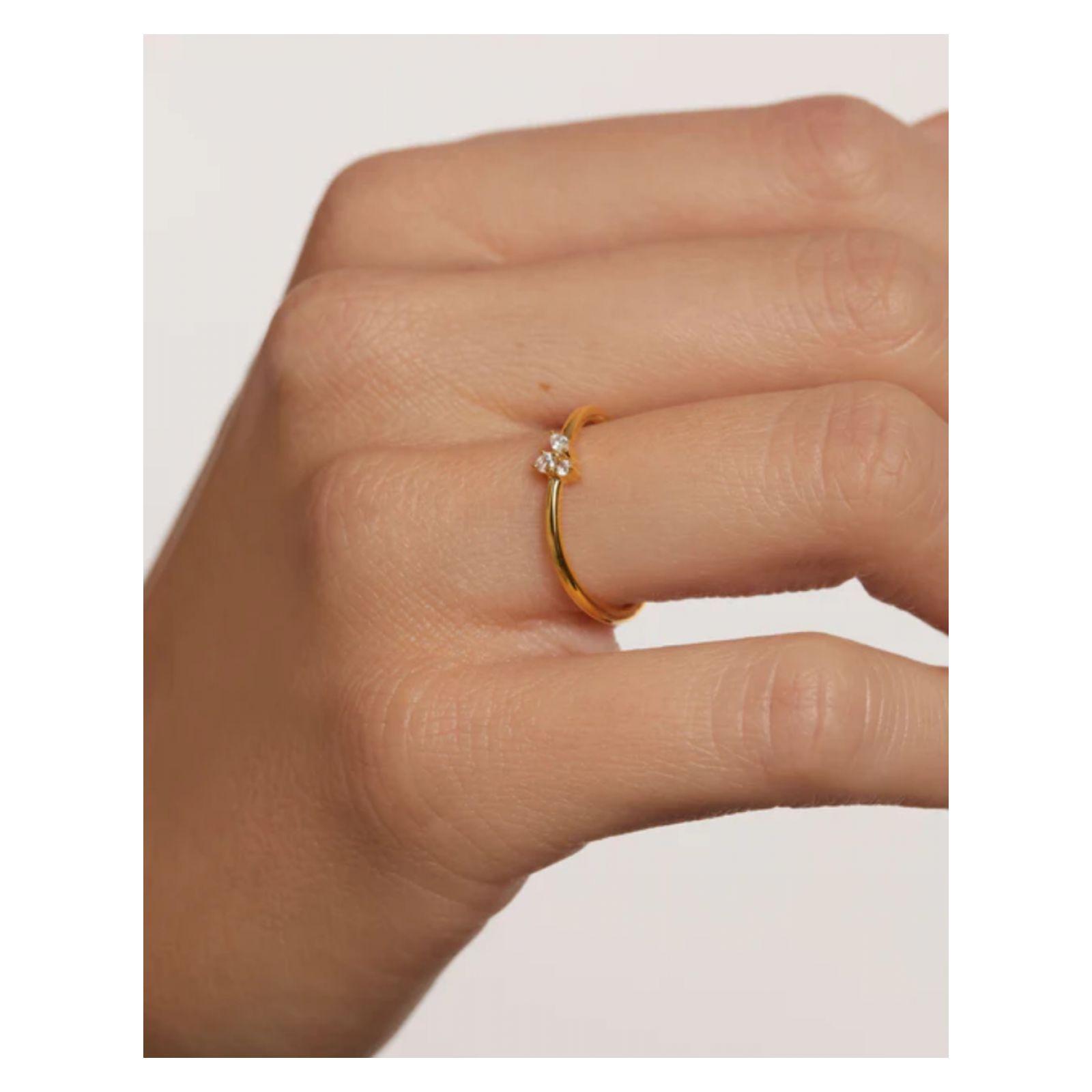 Anillo PDPaola An01-843-10 Dorado Mujer-1