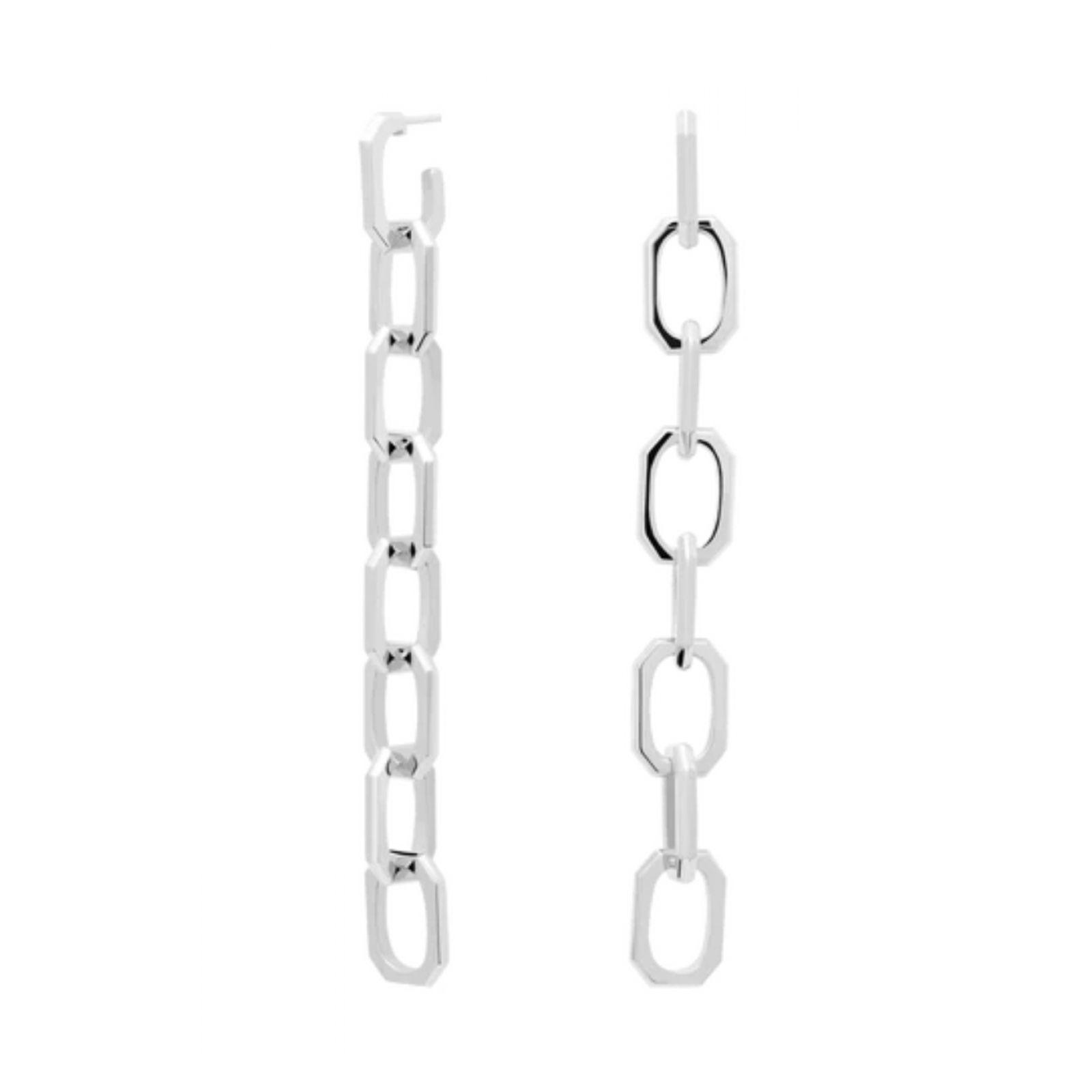 Aretes PDPaola Ar02-418-U Plateado Mujer-2
