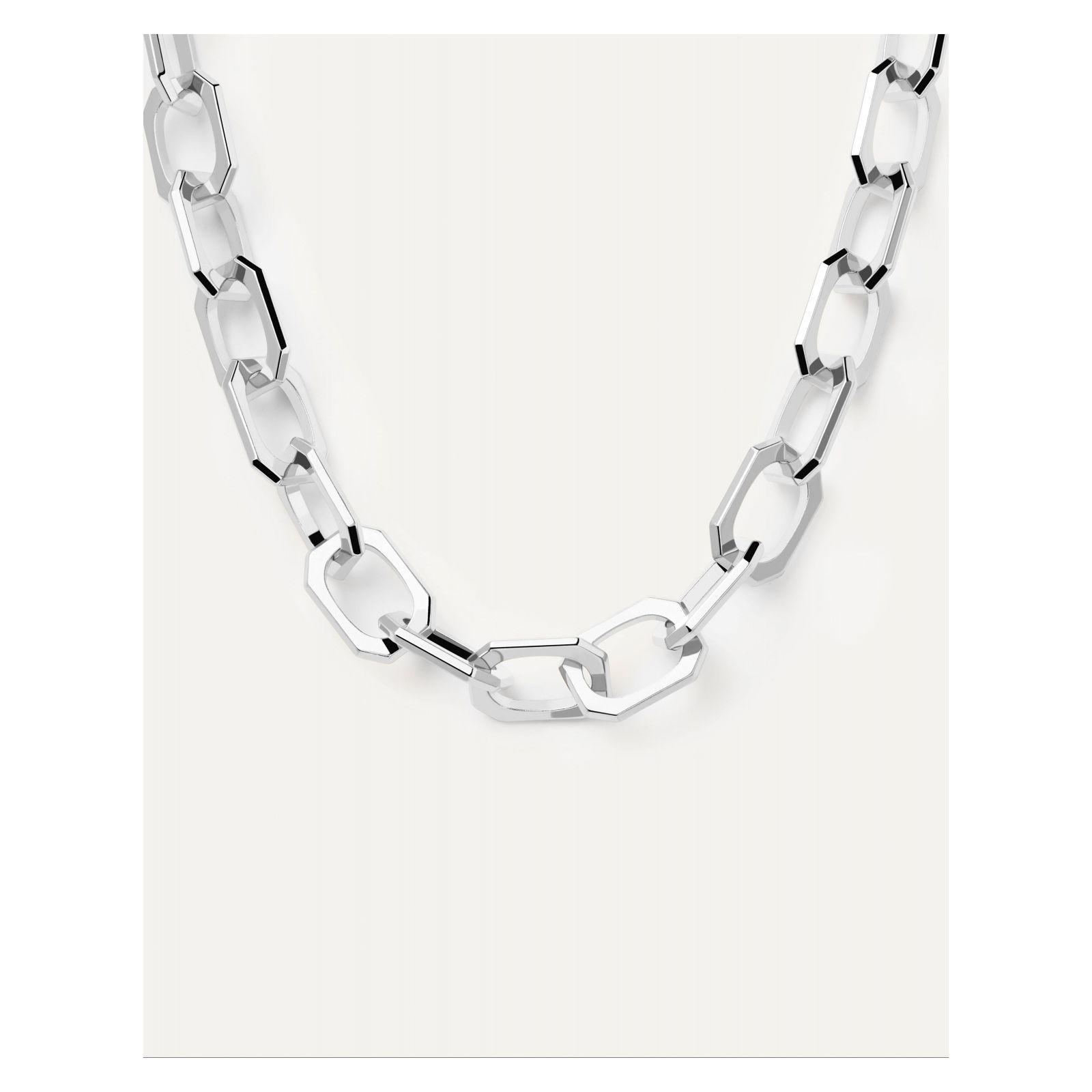 Collar PDPaola Co02-381-U Plateado Mujer-0