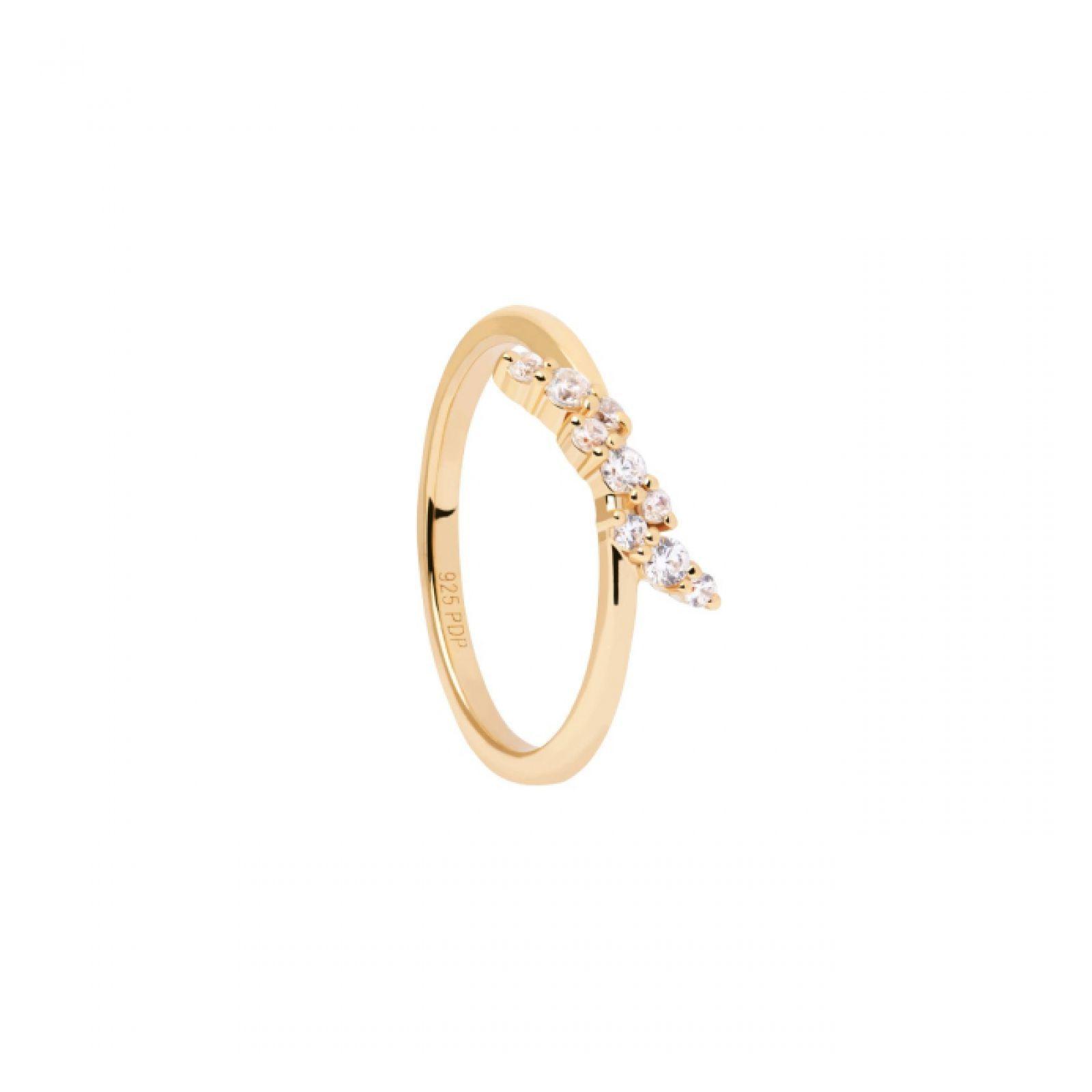Anillo PDPaola An01-886-16 Dorado Mujer-0