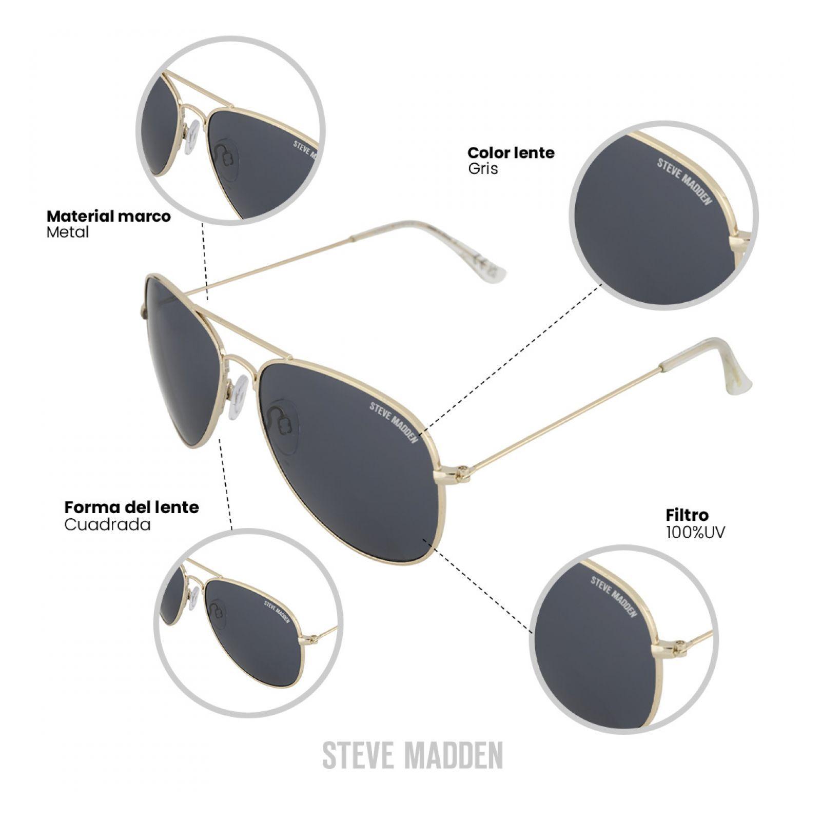 Lentes de Sol Steve Madden X17095 Outlook Unisex-3
