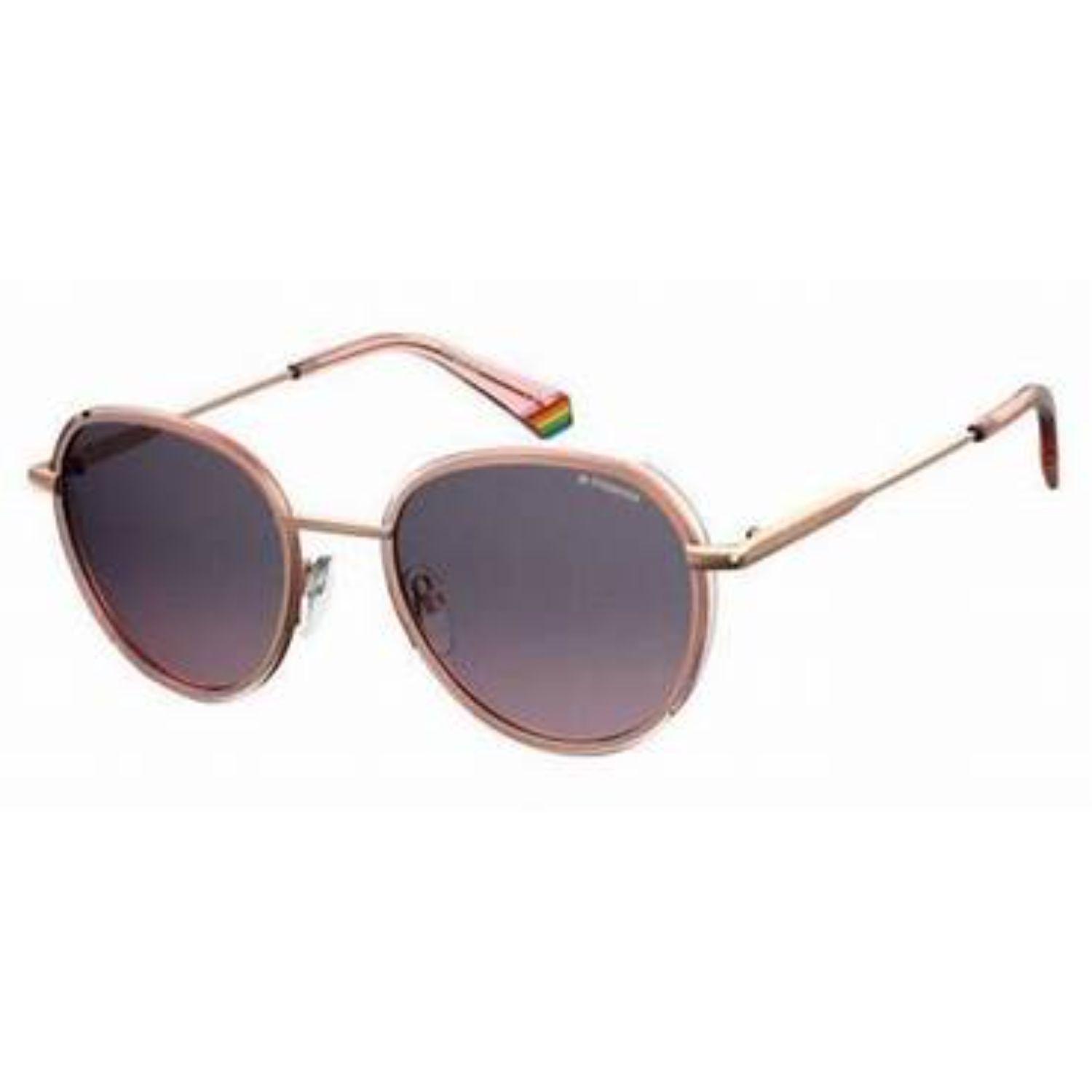 Lentes De Sol De Mujer Polaroid Cool Oro Rosa-0