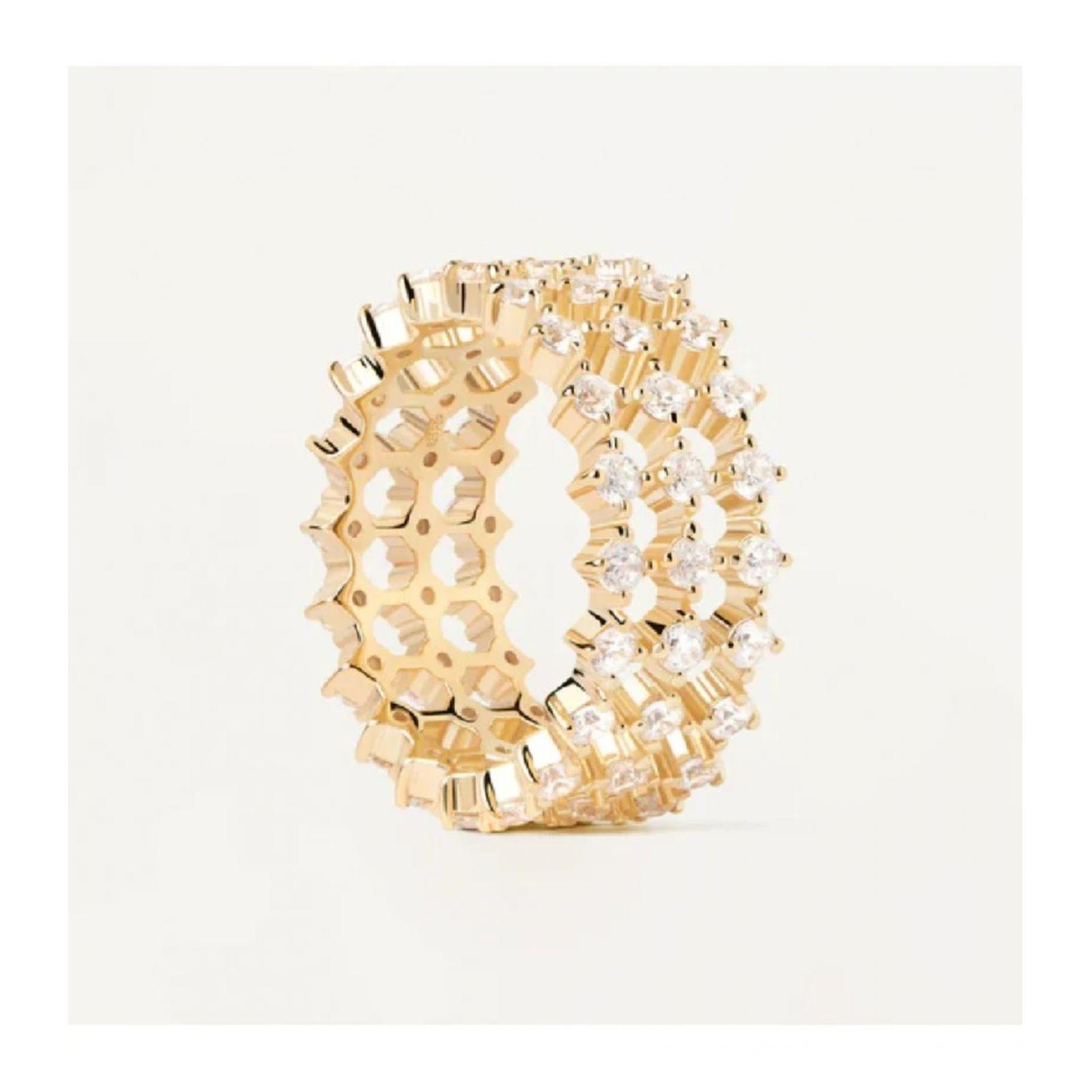 Anillo PDPaola An01-881-14 Dorado Mujer-0