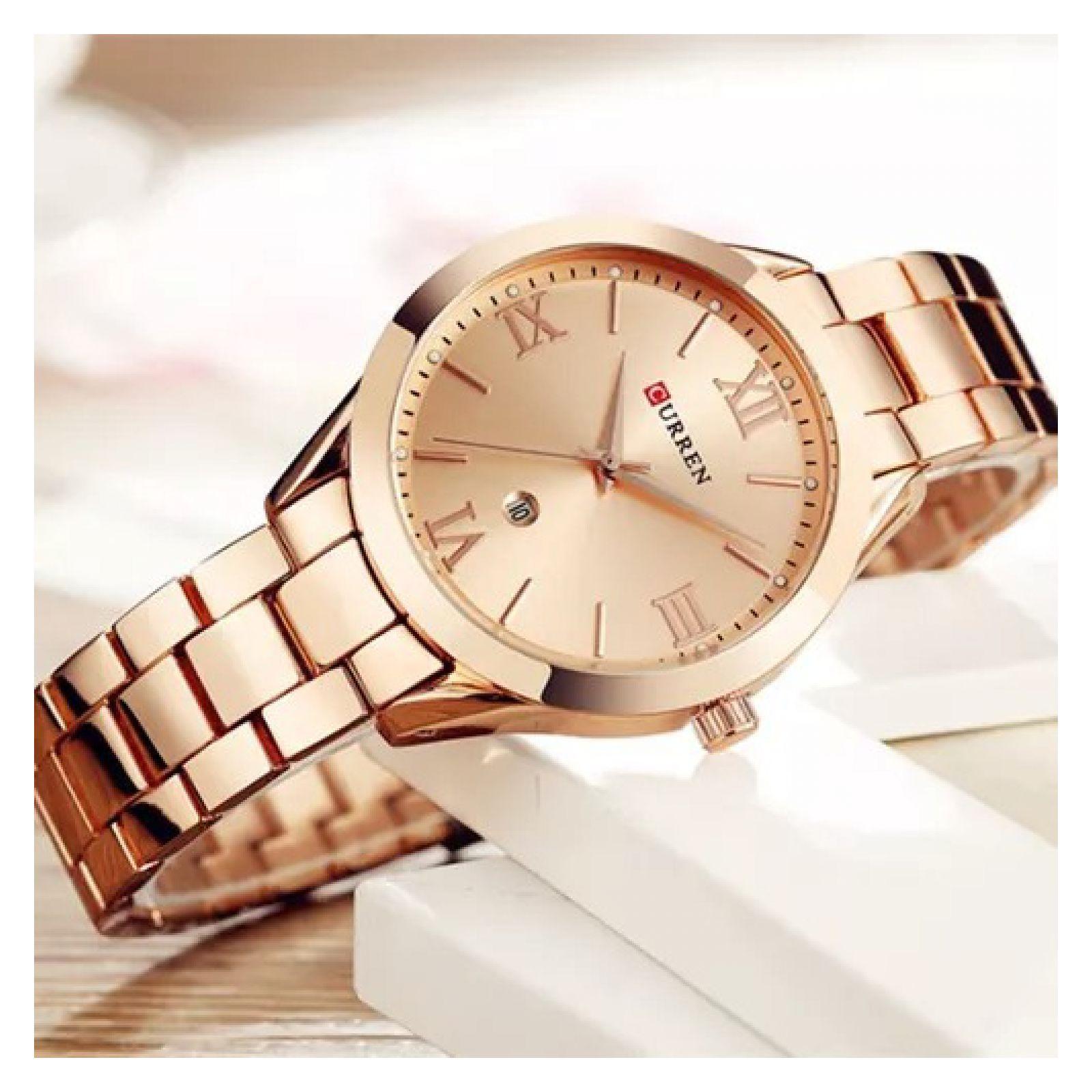 Reloj Curren KREB6320 Cuarzo Rose Gold-2