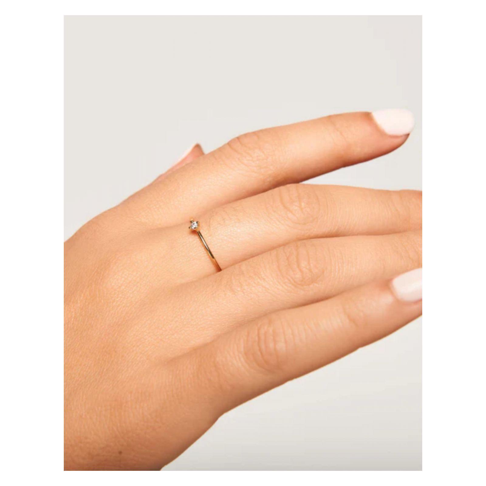 Anillo PDPaola An01-156-10 Dorado Mujer-1