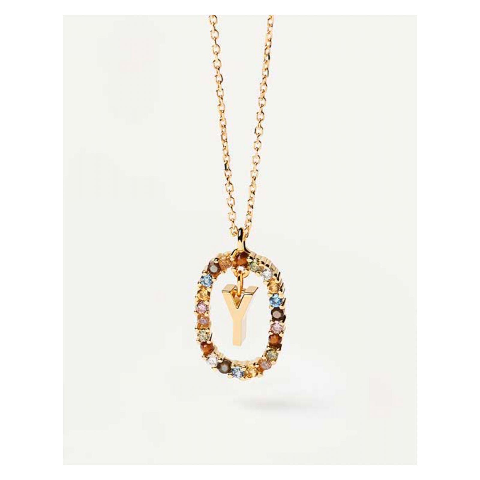 Collar PDPaola Co01-284-U Dorado Mujer-0