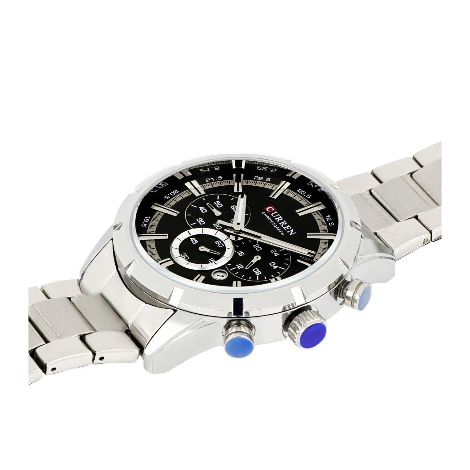Reloj Curren KREC761901 Cuarzo Plata-2