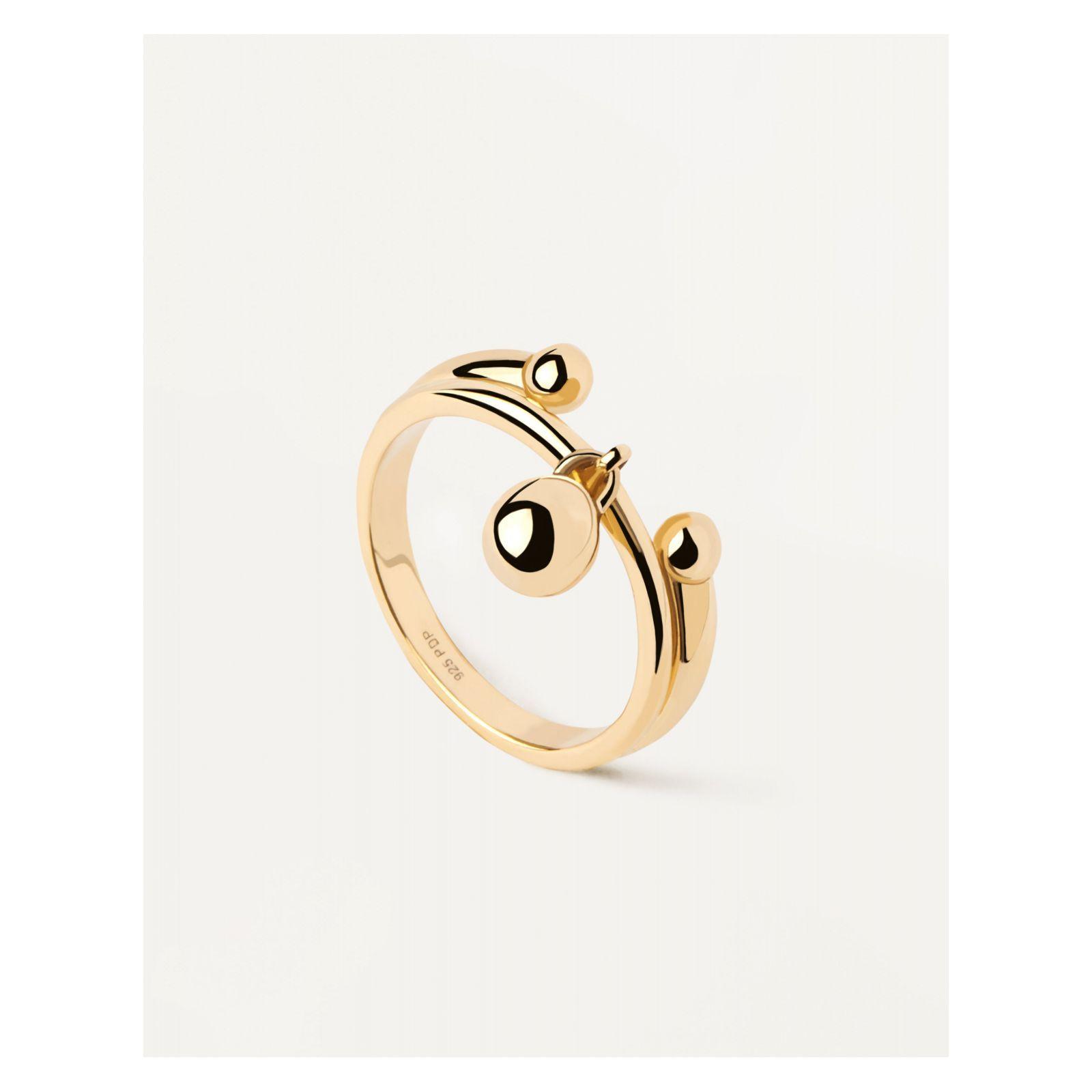 Anillo PDPaola An01-933-14 Dorado Mujer-0