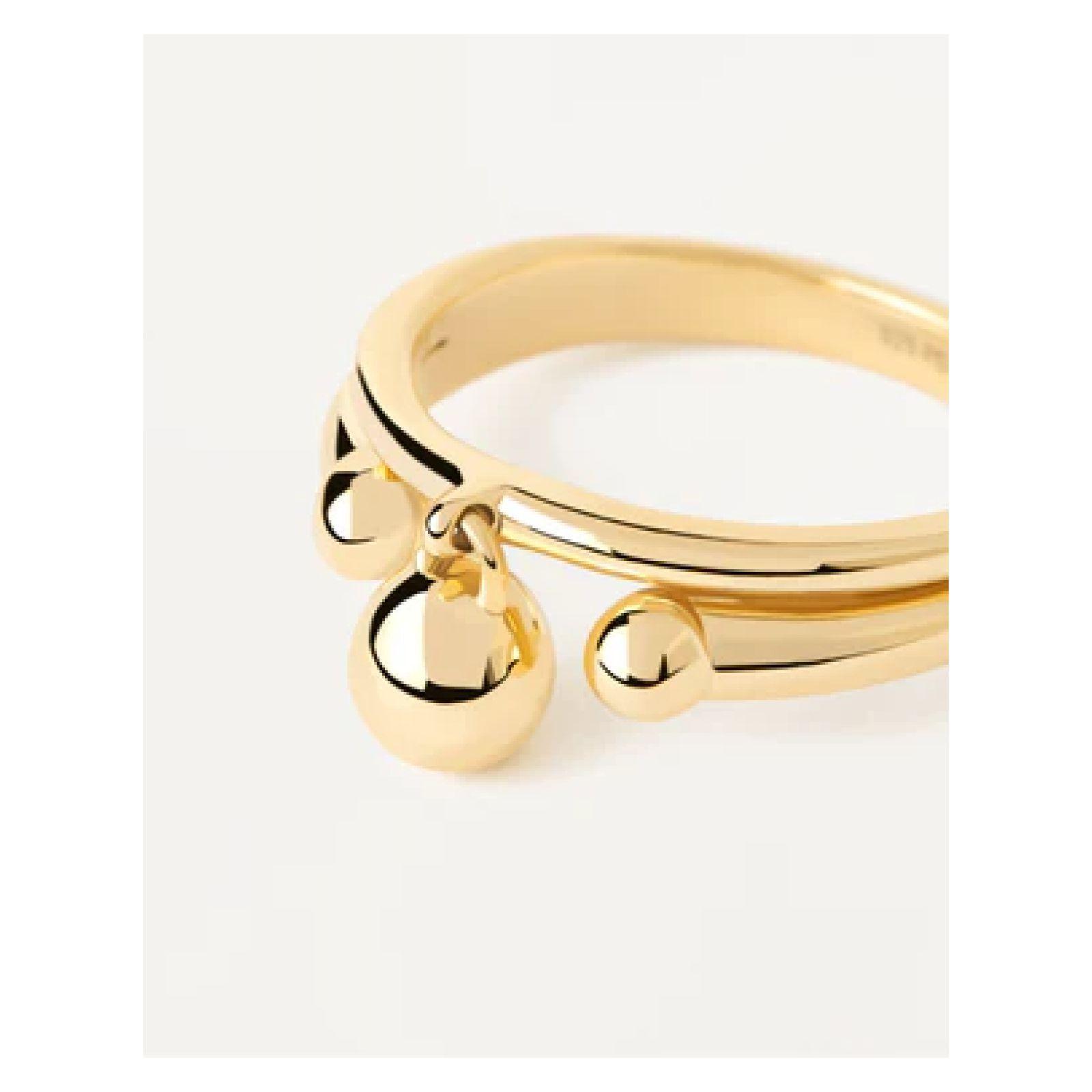 Anillo PDPaola An01-933-14 Dorado Mujer-1