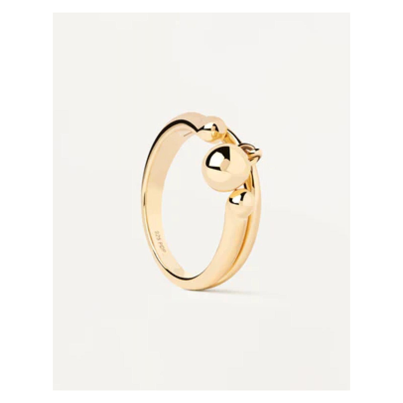Anillo PDPaola An01-933-14 Dorado Mujer-3