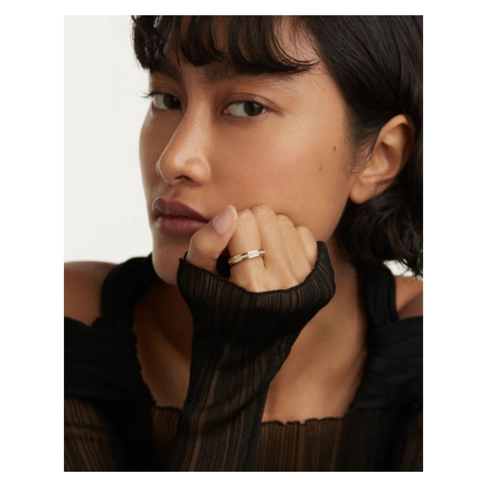 Anillo PDPaola An01-630-10 Dorado Mujer-1