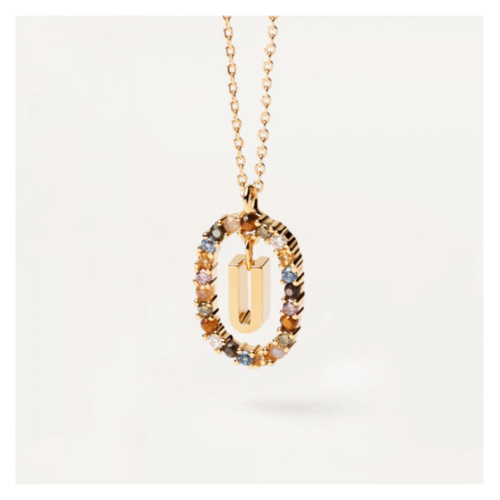 Collar PDPaola Co01-280-U Dorado Mujer-0