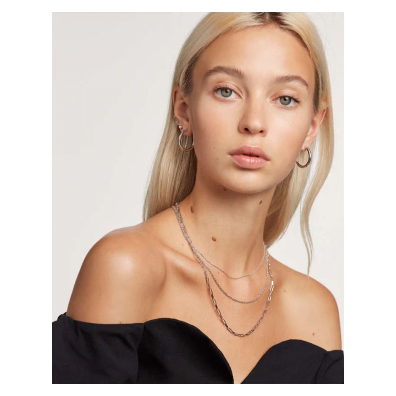 Collar PDPaola Bu02-021-U Plateado Mujer-1