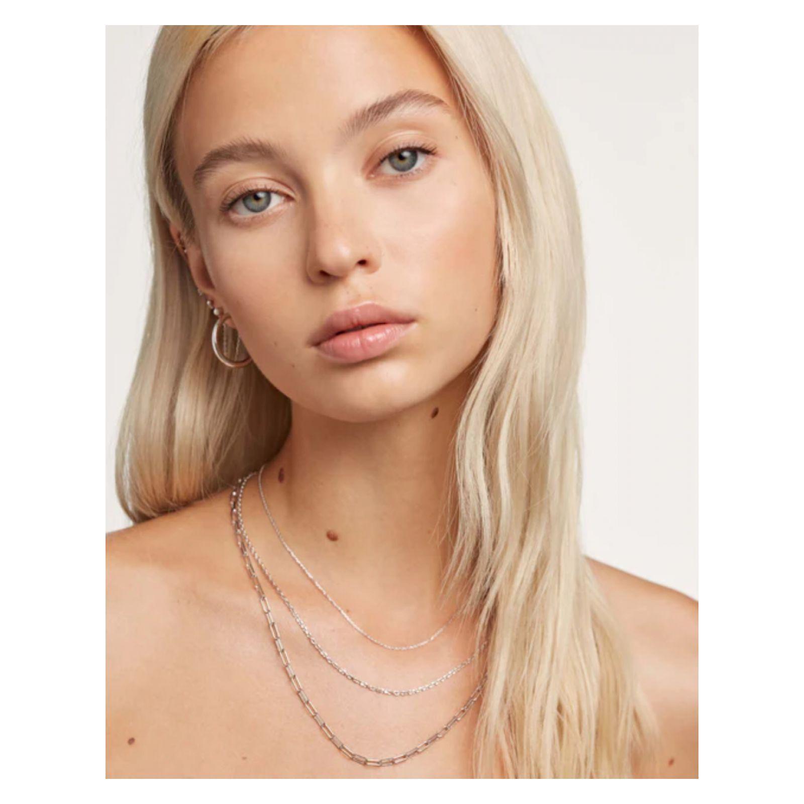 Collar PDPaola Bu02-021-U Plateado Mujer-3