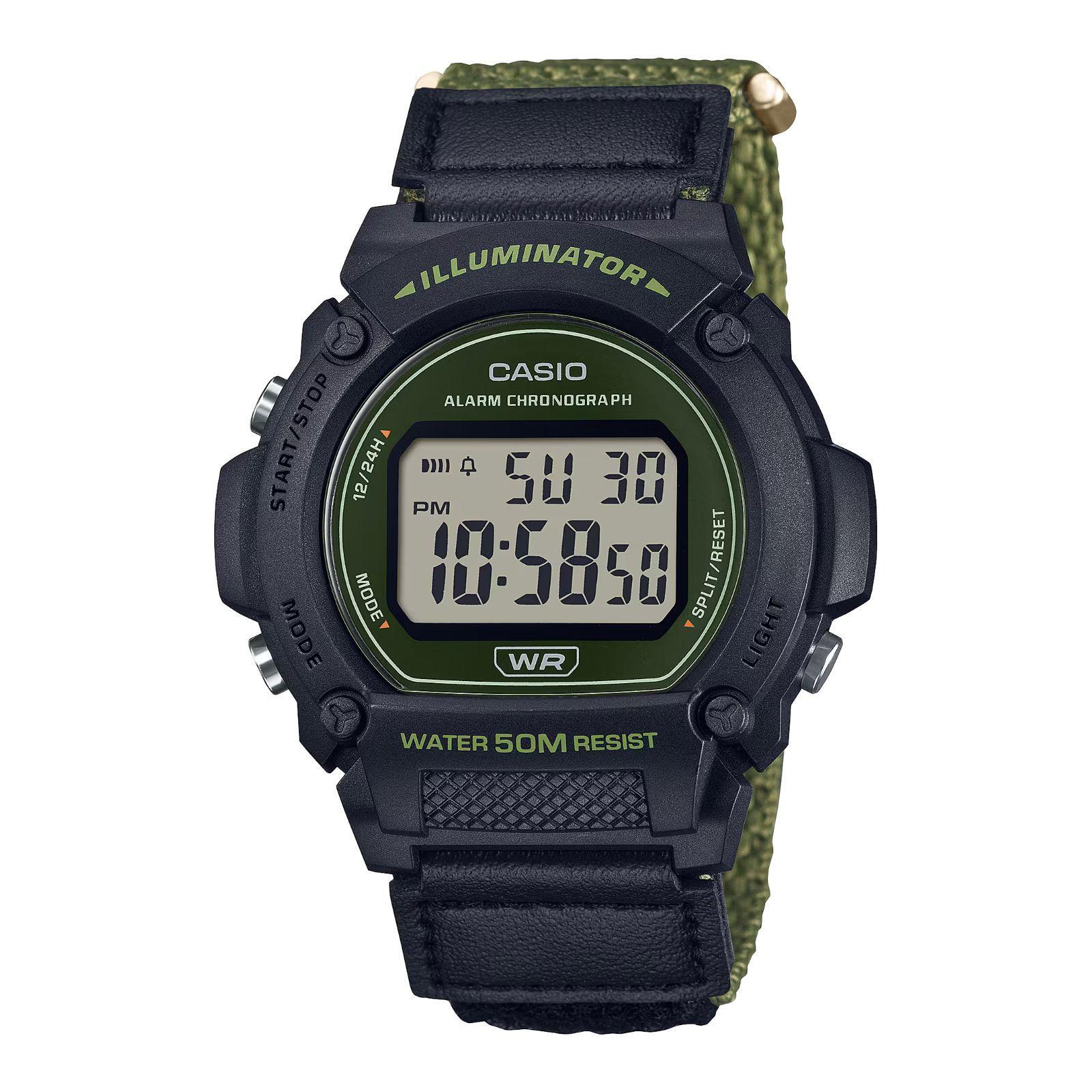 Reloj Casio W-219Hb-3Avdf Hombre Quartz-0