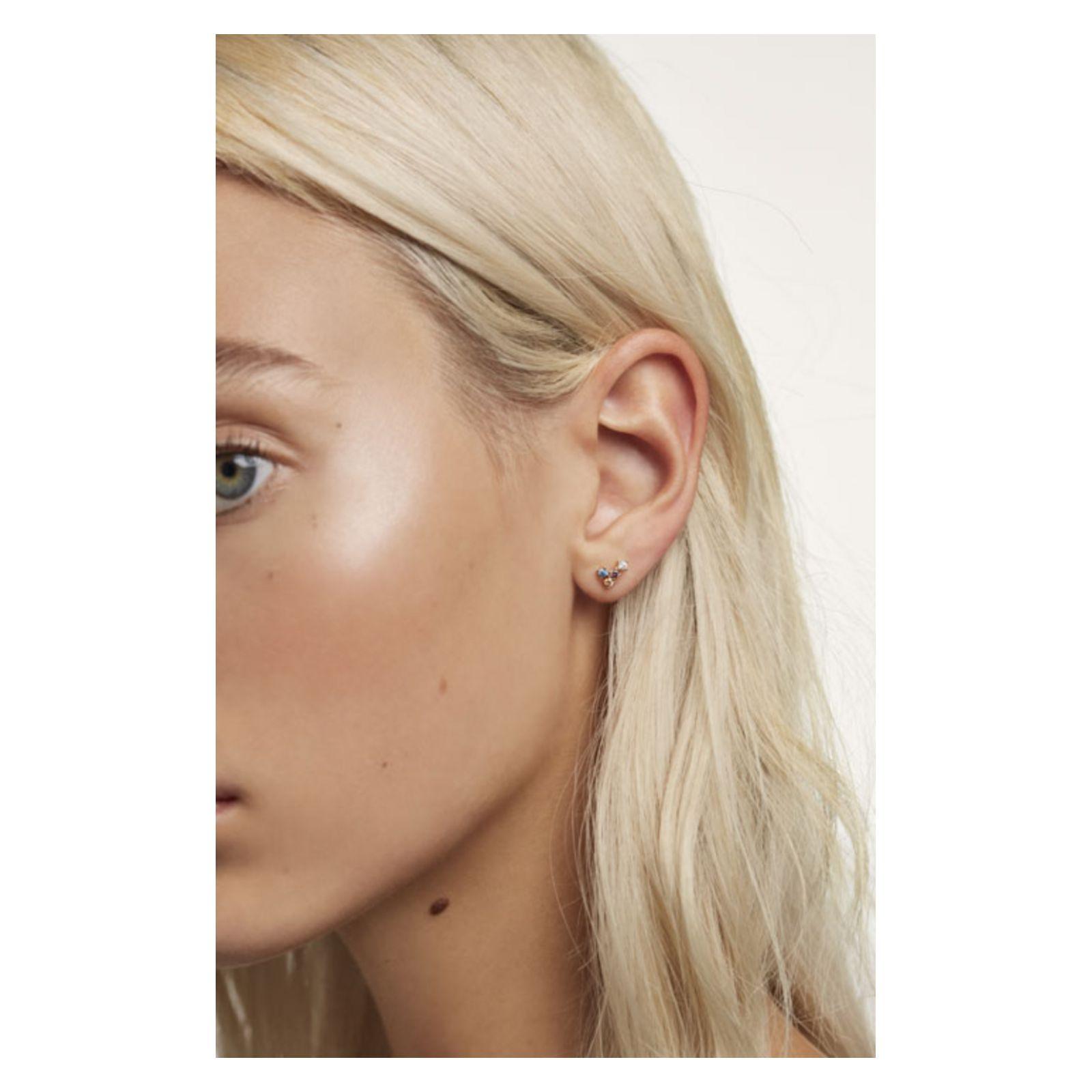 Aretes PDPaola Ar01-295-U Plateado Mujer-2