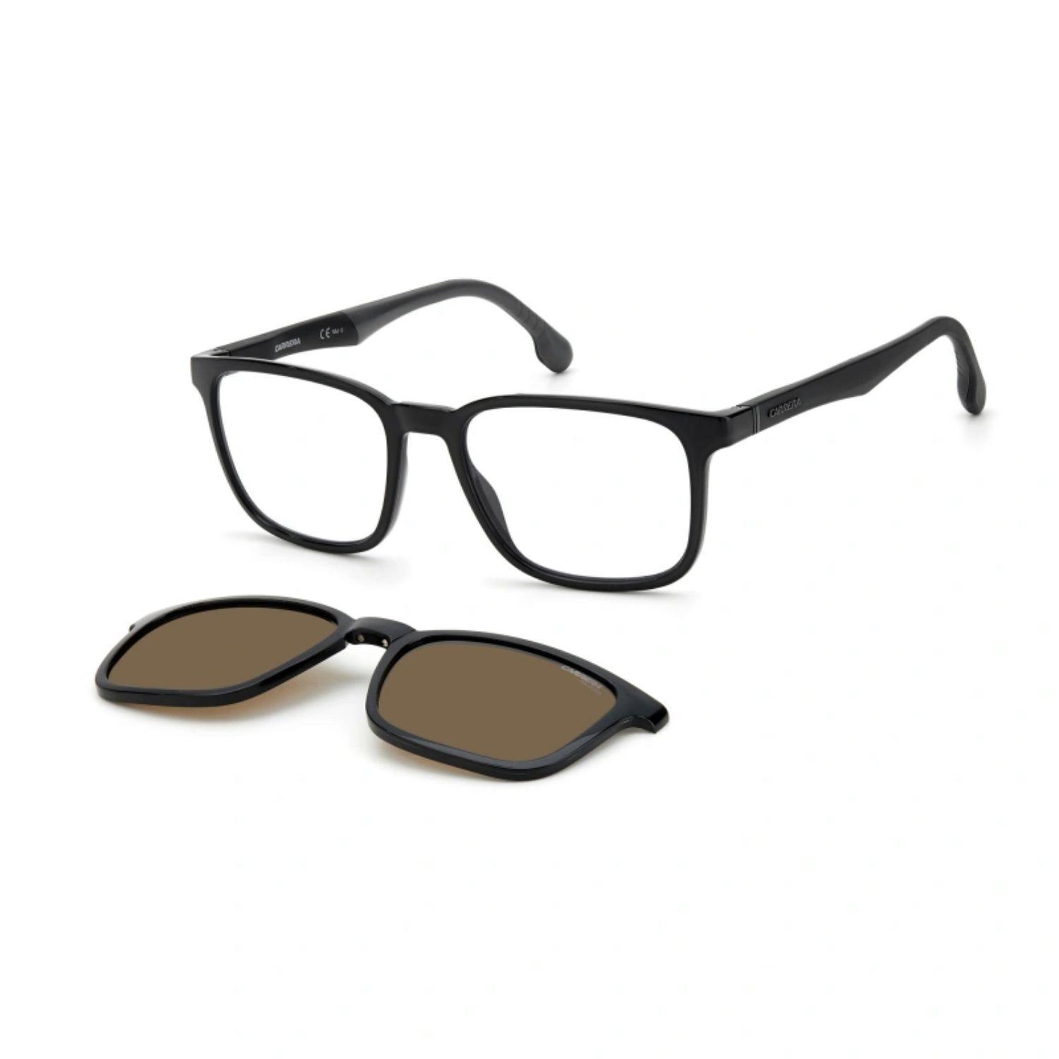Lentes De Sol  Carrera Rectangular Clip-on Polarizado-0