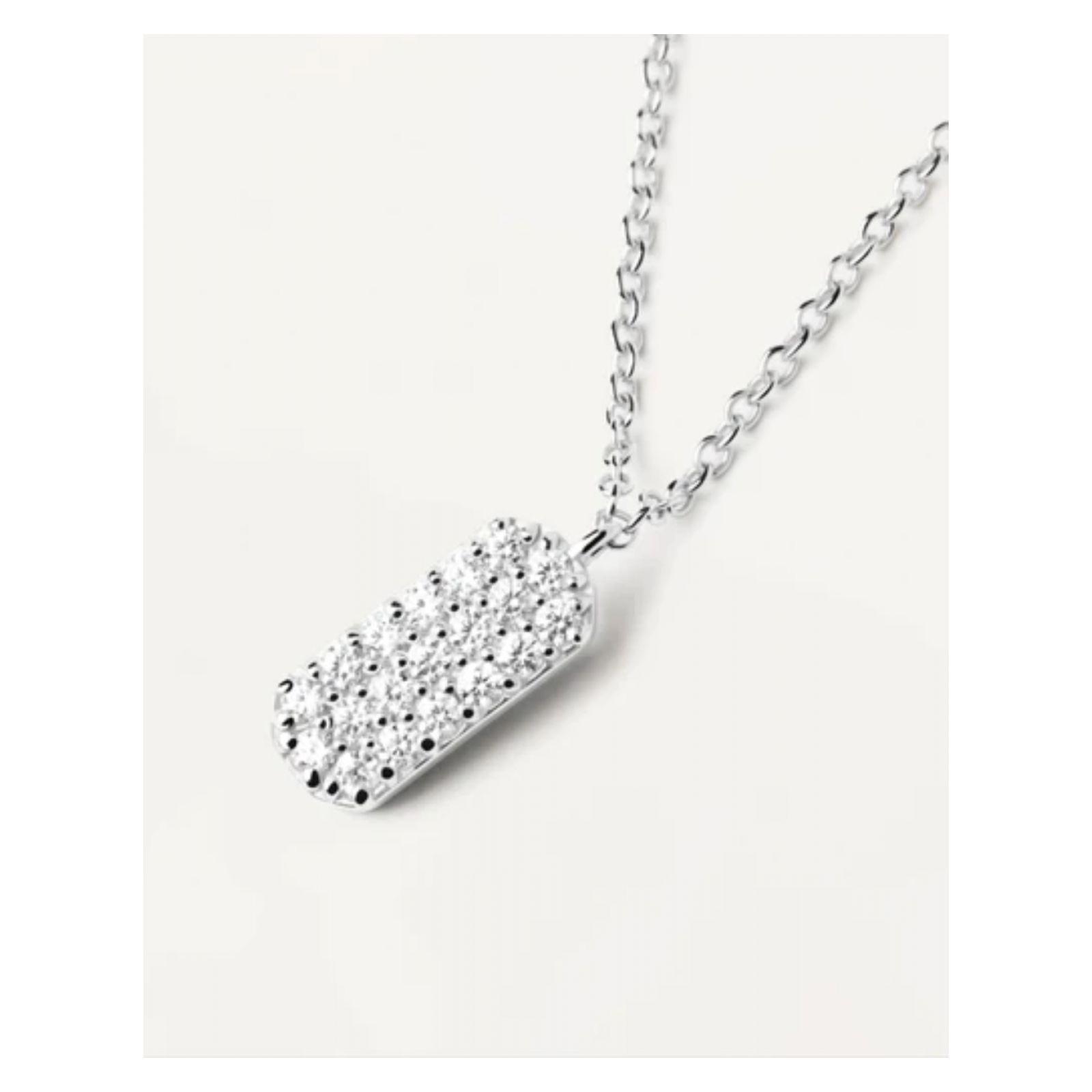 Collar PDPaola Co02-483-U Plateado Mujer-3