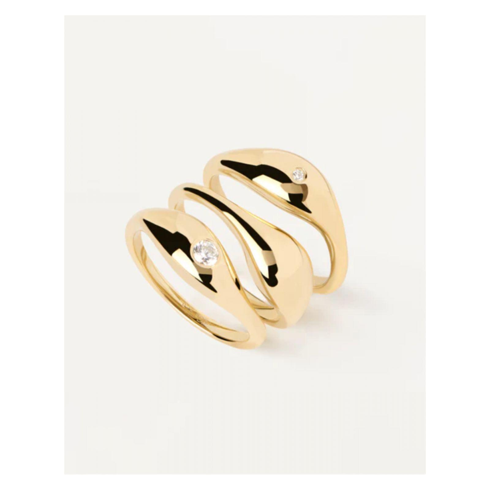 Anillo PDPaola An01-994-16 Dorado Mujer-0