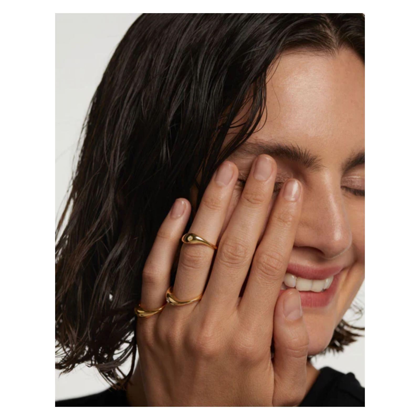 Anillo PDPaola An01-994-16 Dorado Mujer-1