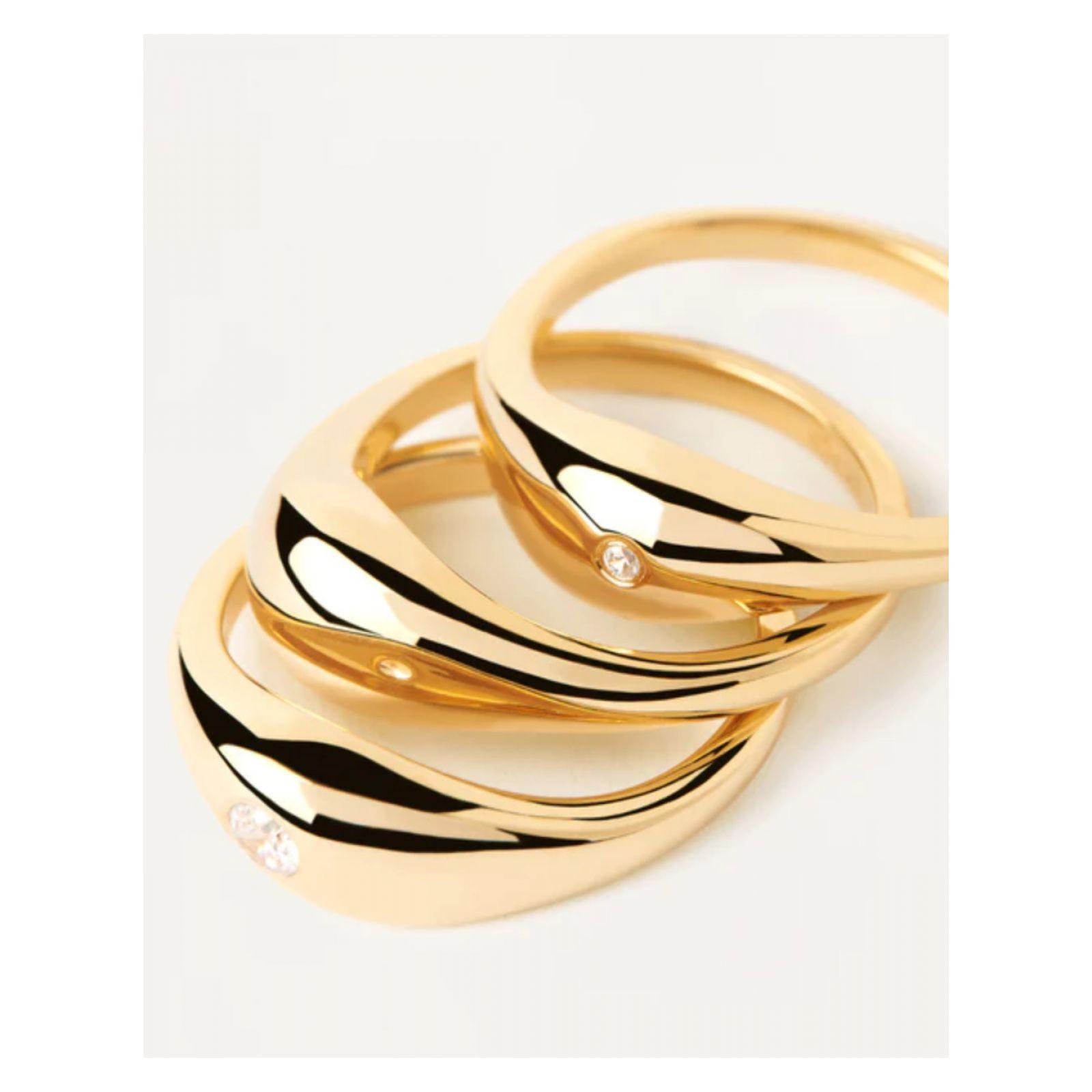 Anillo PDPaola An01-994-16 Dorado Mujer-2