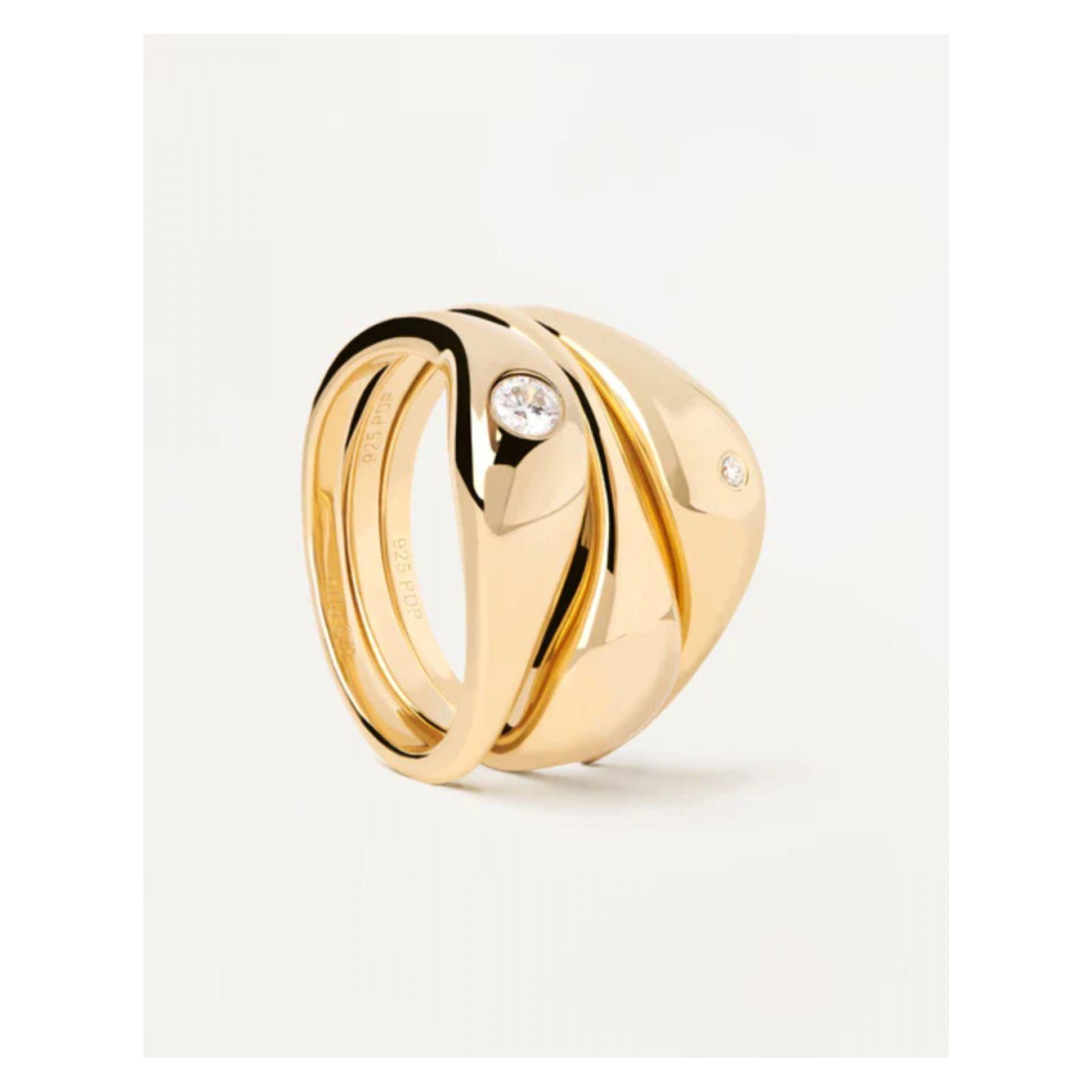 Anillo PDPaola An01-994-16 Dorado Mujer-3