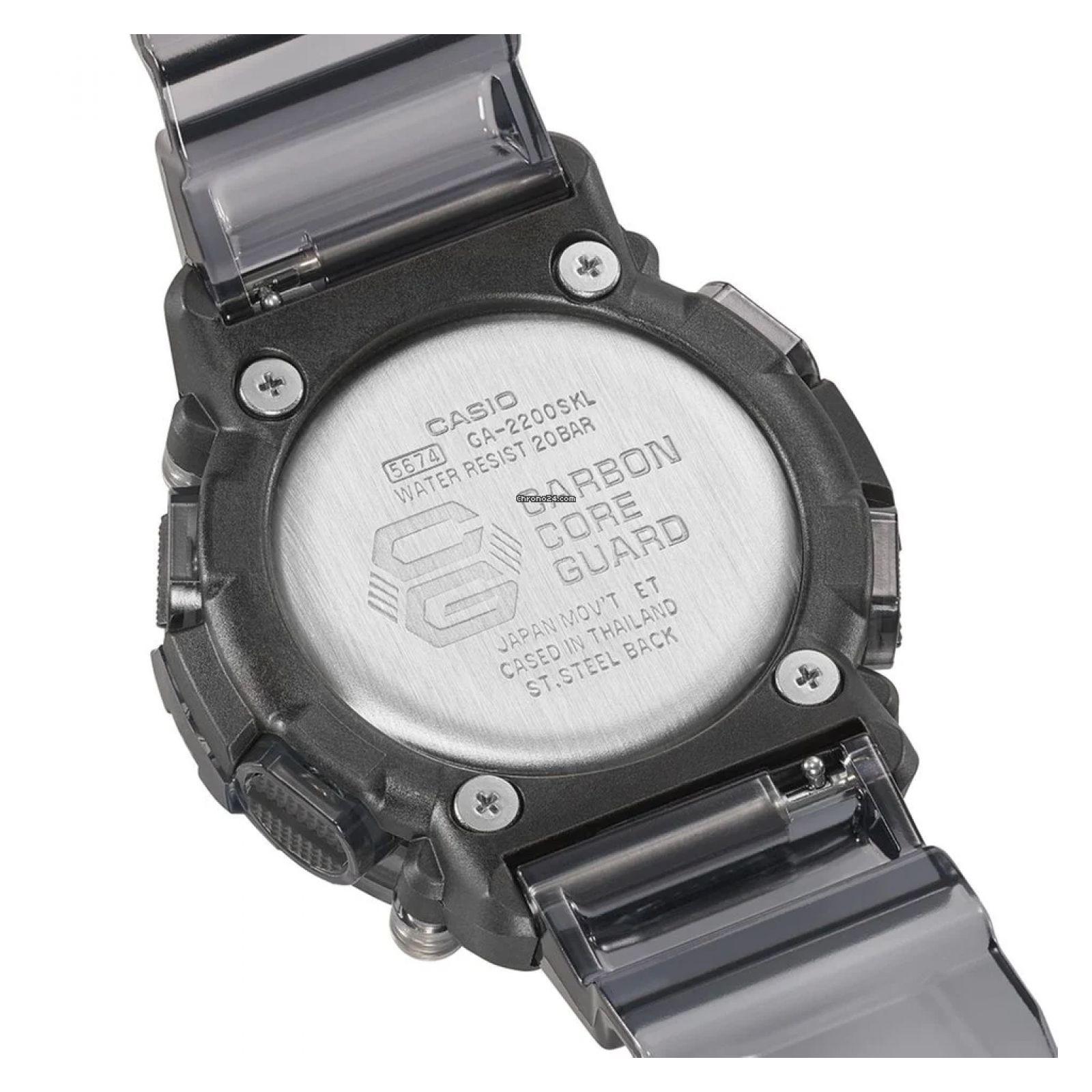 Reloj Casio GA-2200SKL-8ADR Negro Hombre-5