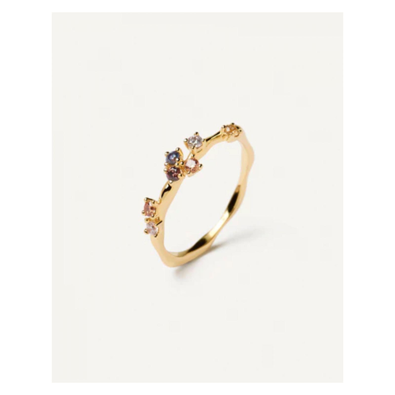 Anillo PDPaola An01-210-12 Dorado Mujer-0