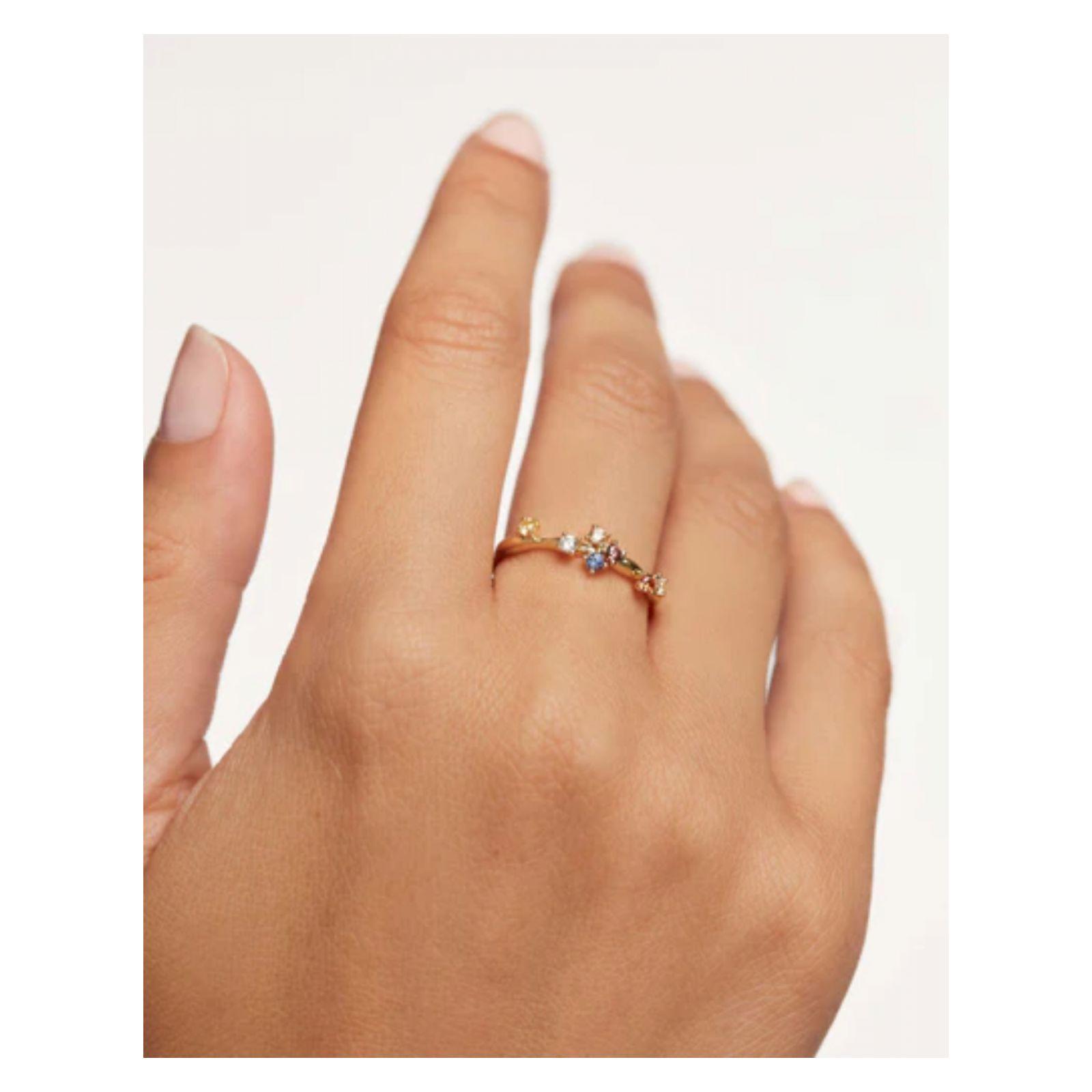 Anillo PDPaola An01-210-12 Dorado Mujer-3