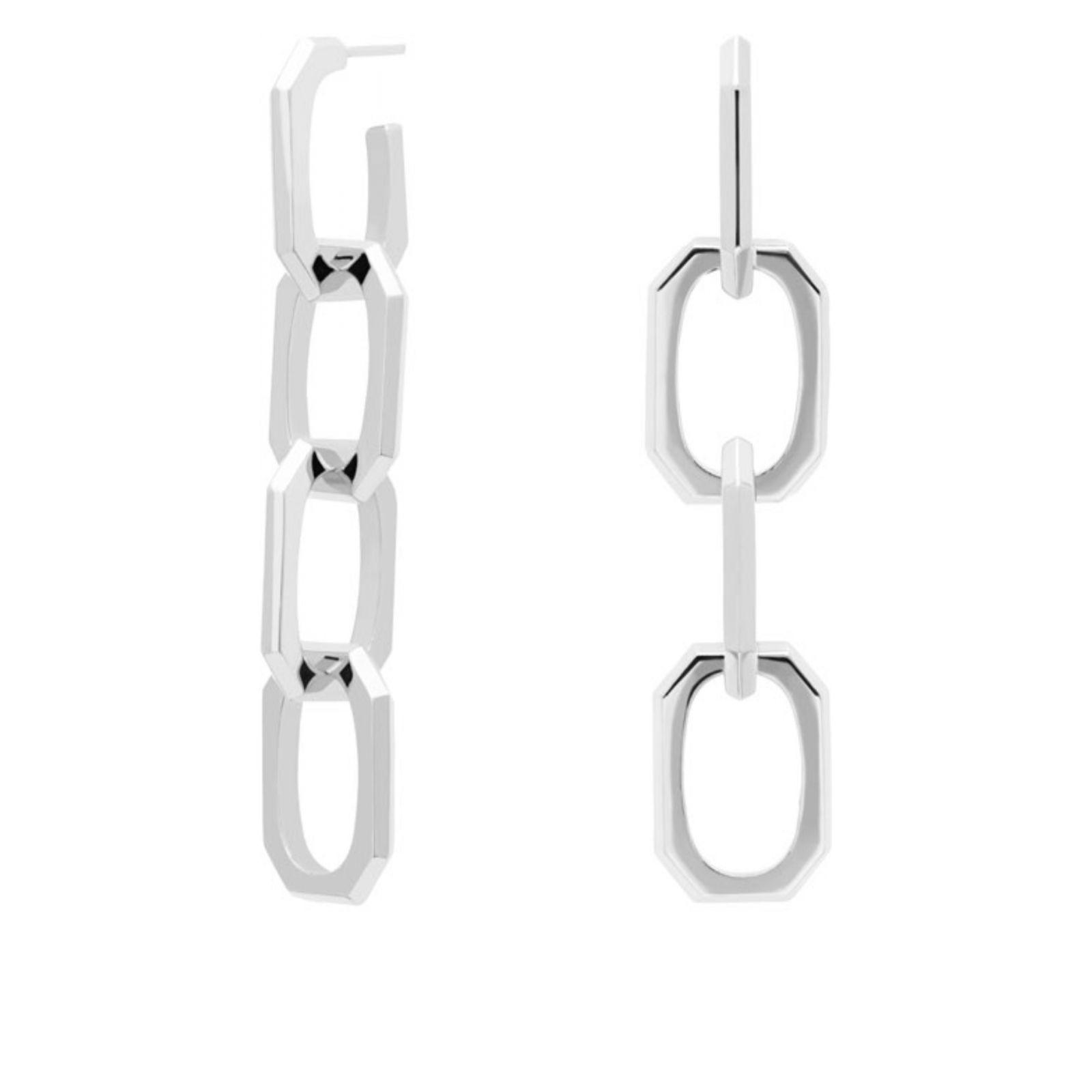 Aretes PDPaola Ar02-468-U Plateado Mujer-0