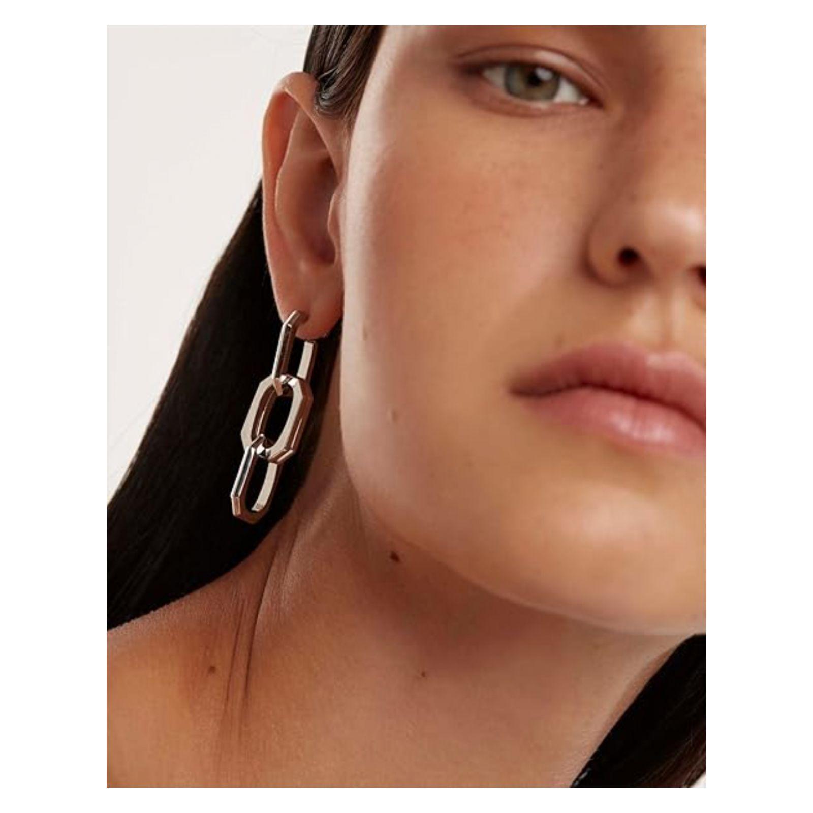 Aretes PDPaola Ar02-468-U Plateado Mujer-1