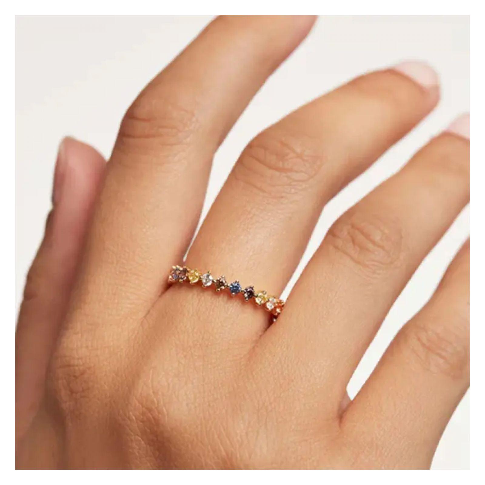 Anillo PDPaola An01-209-12 Dorado Mujer-2