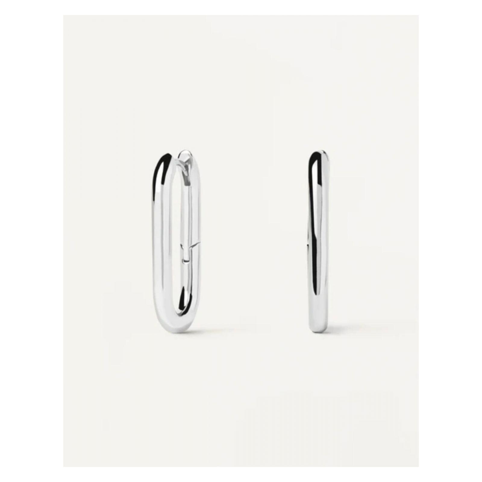 Aretes PDPaola Ar02-923-U Plateado Mujer-3