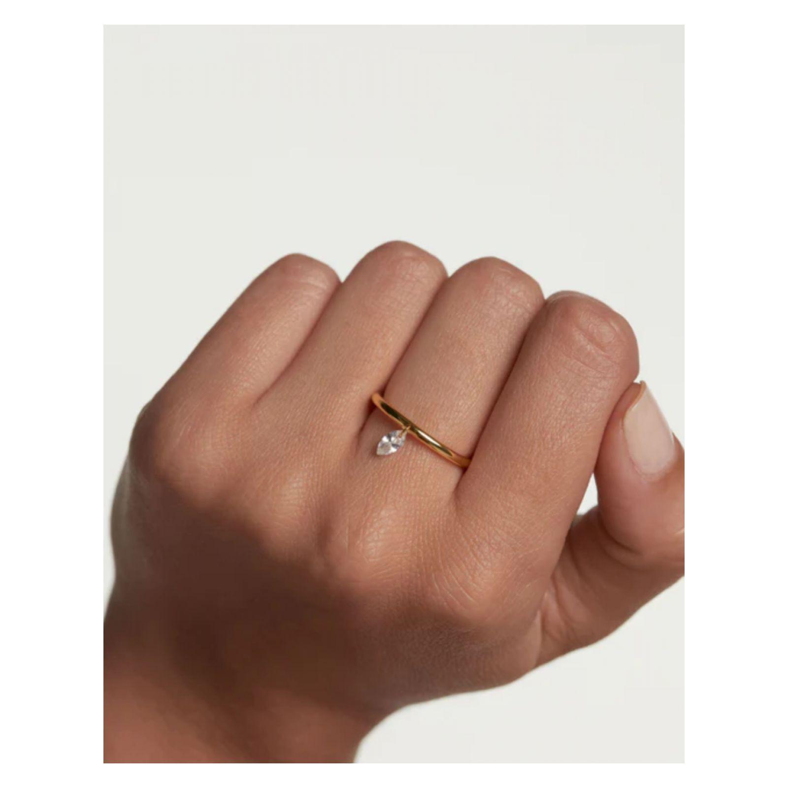 Anillo PDPaola An01-966-14 Dorado Mujer-1