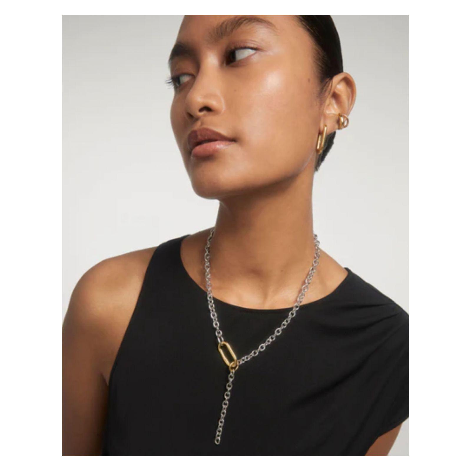 Collar PDPaola Co02-625-U Plateado Unisex-1