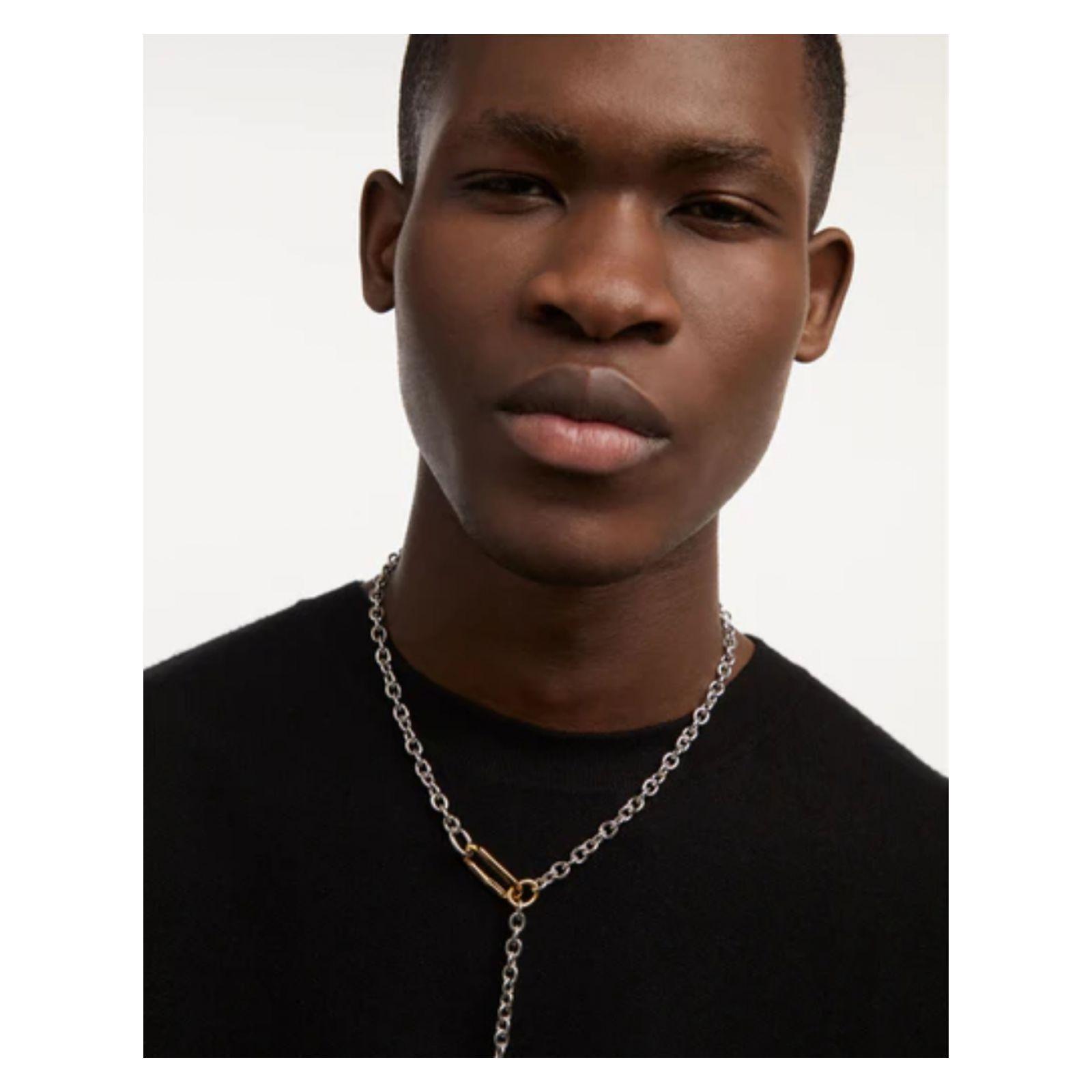 Collar PDPaola Co02-625-U Plateado Unisex-3