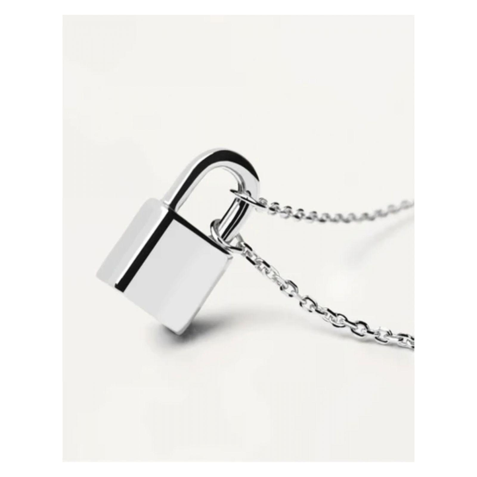 Collar PDPaola Co02-086-U Plateado Mujer-0