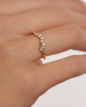 Anillo PDPaola An01-829-10 Dorado Mujer-3