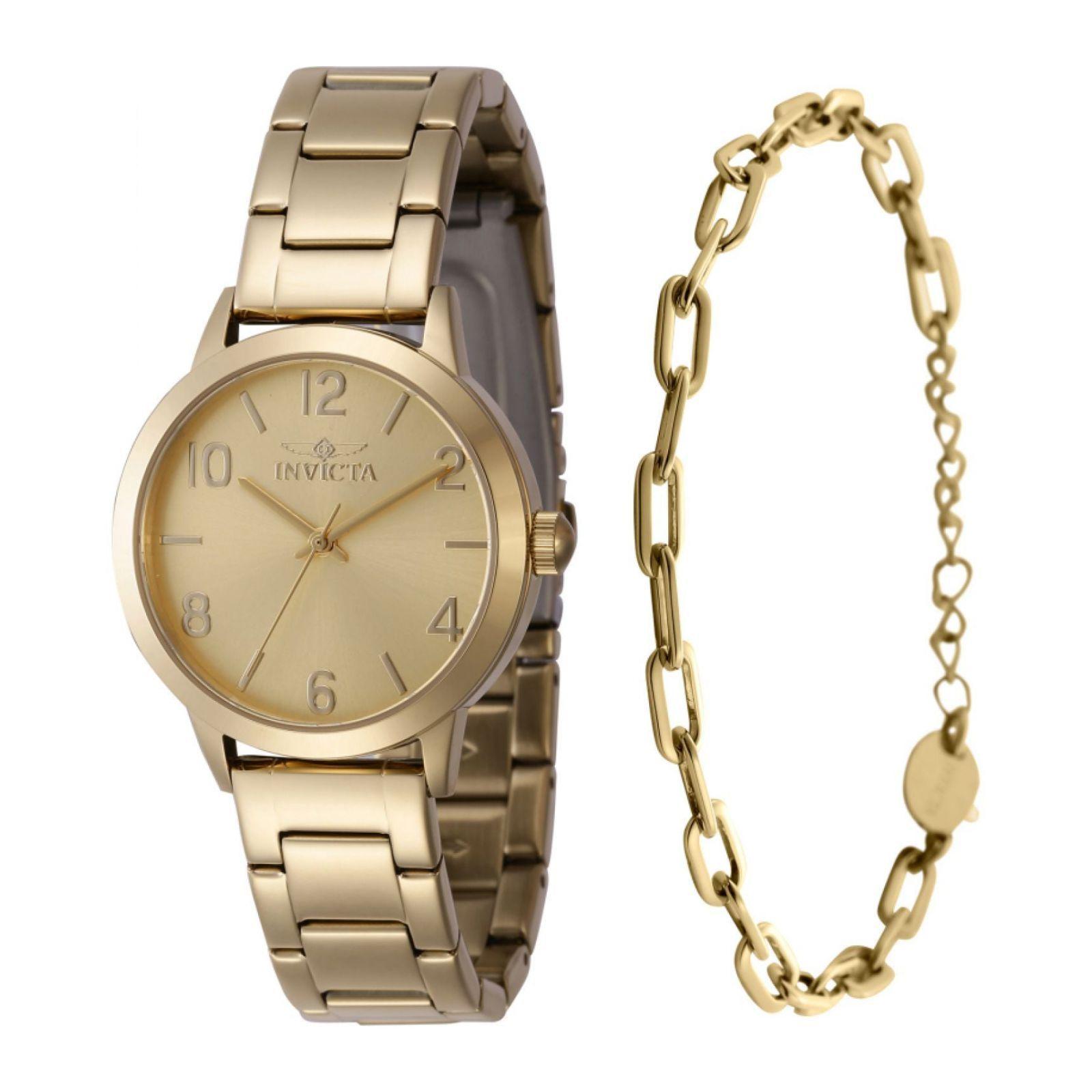 Reloj Invicta 47271 Wildflower Cuarzo Dorado-0