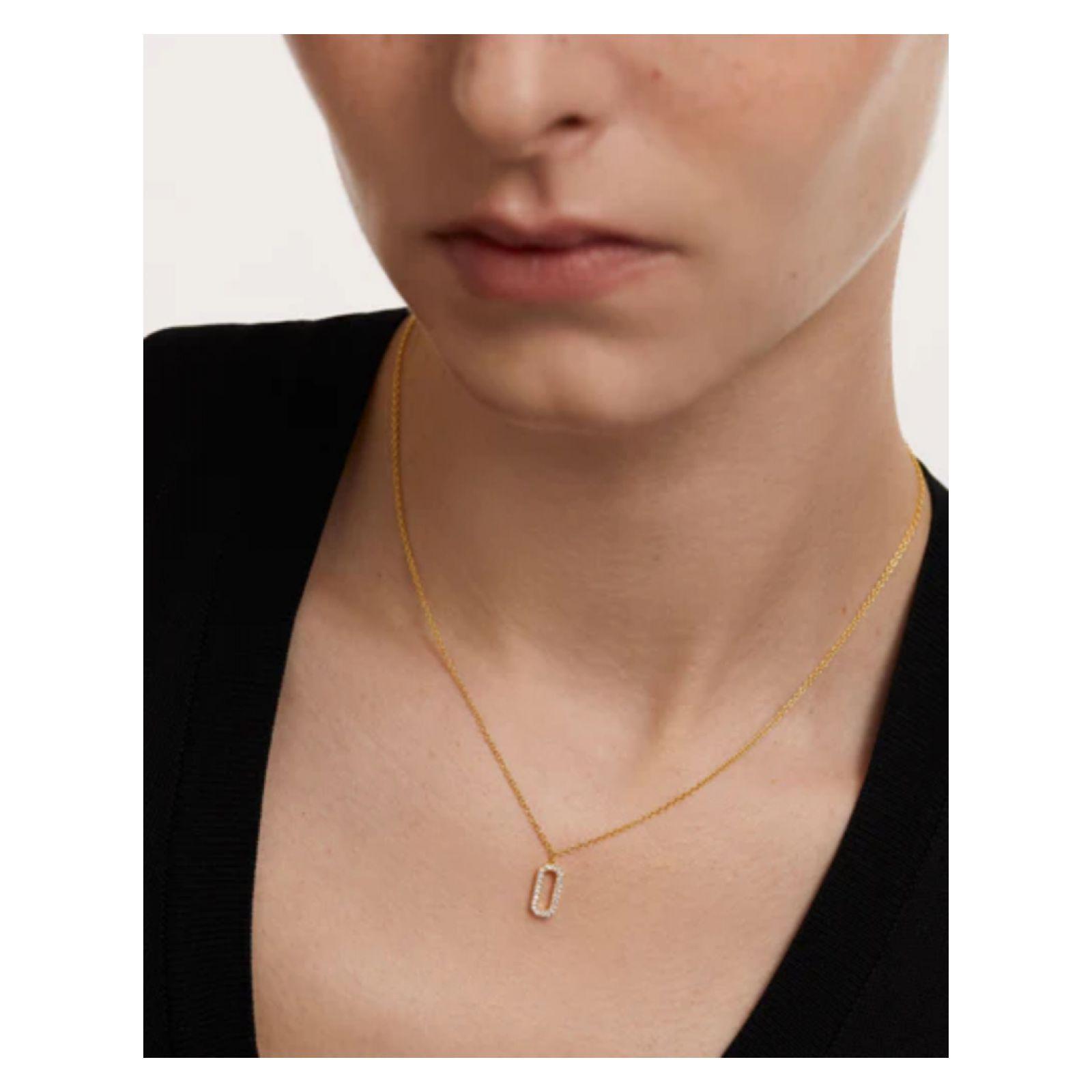 Collar PDPaola Co01-484-U Dorado Mujer-2