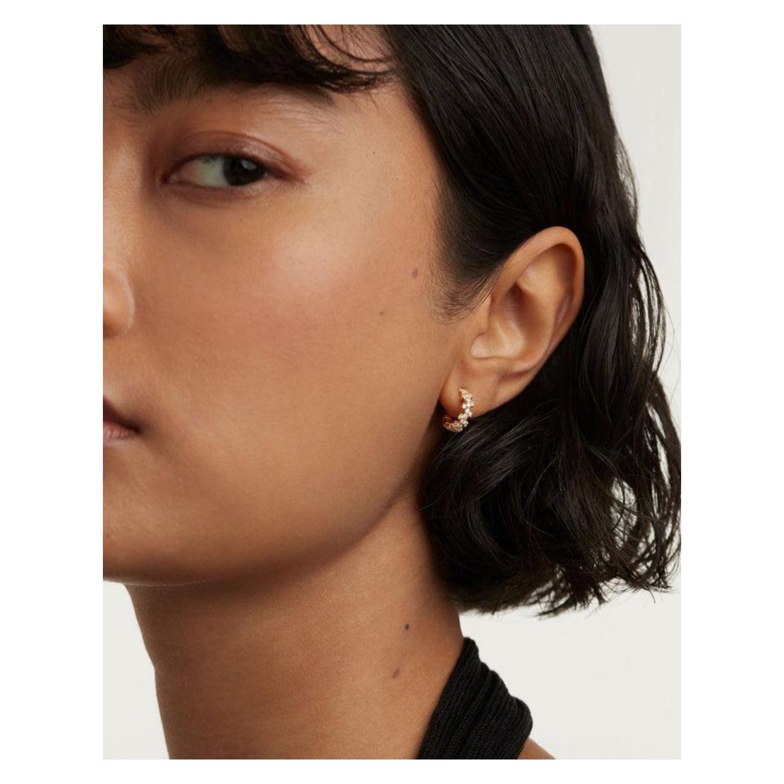 Aretes PDPaola Ar01-578-U Plateado Mujer-2