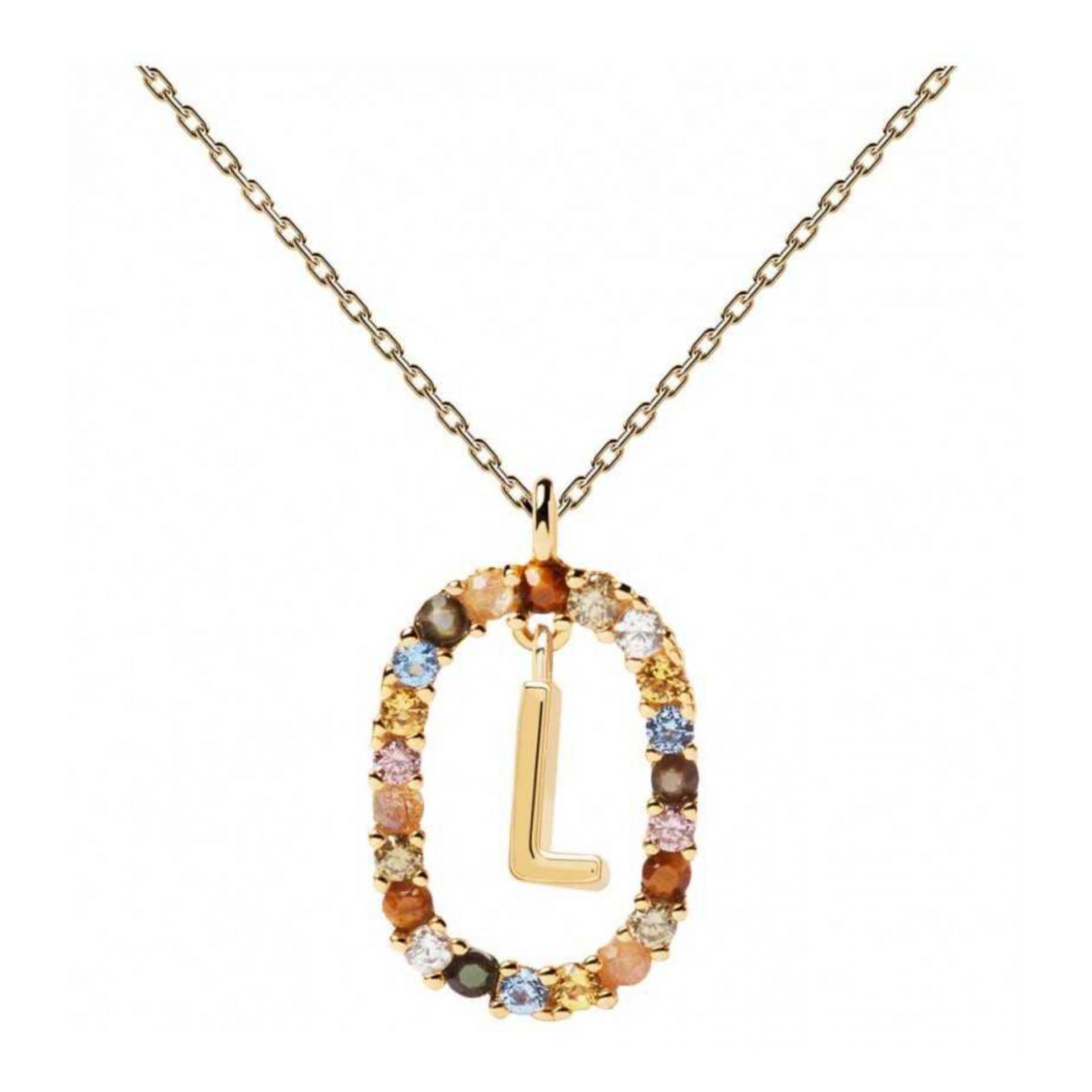 Collar PDPaola Co01-271-U Dorado Mujer-0