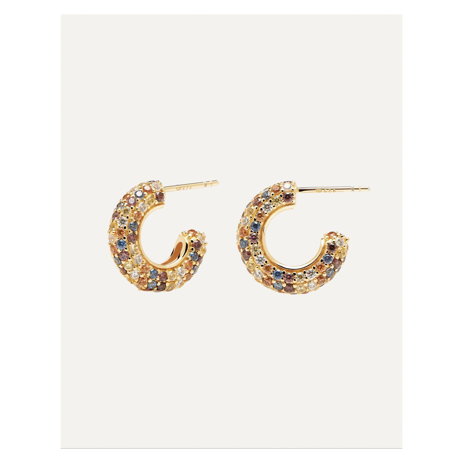 Aretes PDPaola Ar01-291-U Plateado Mujer-0