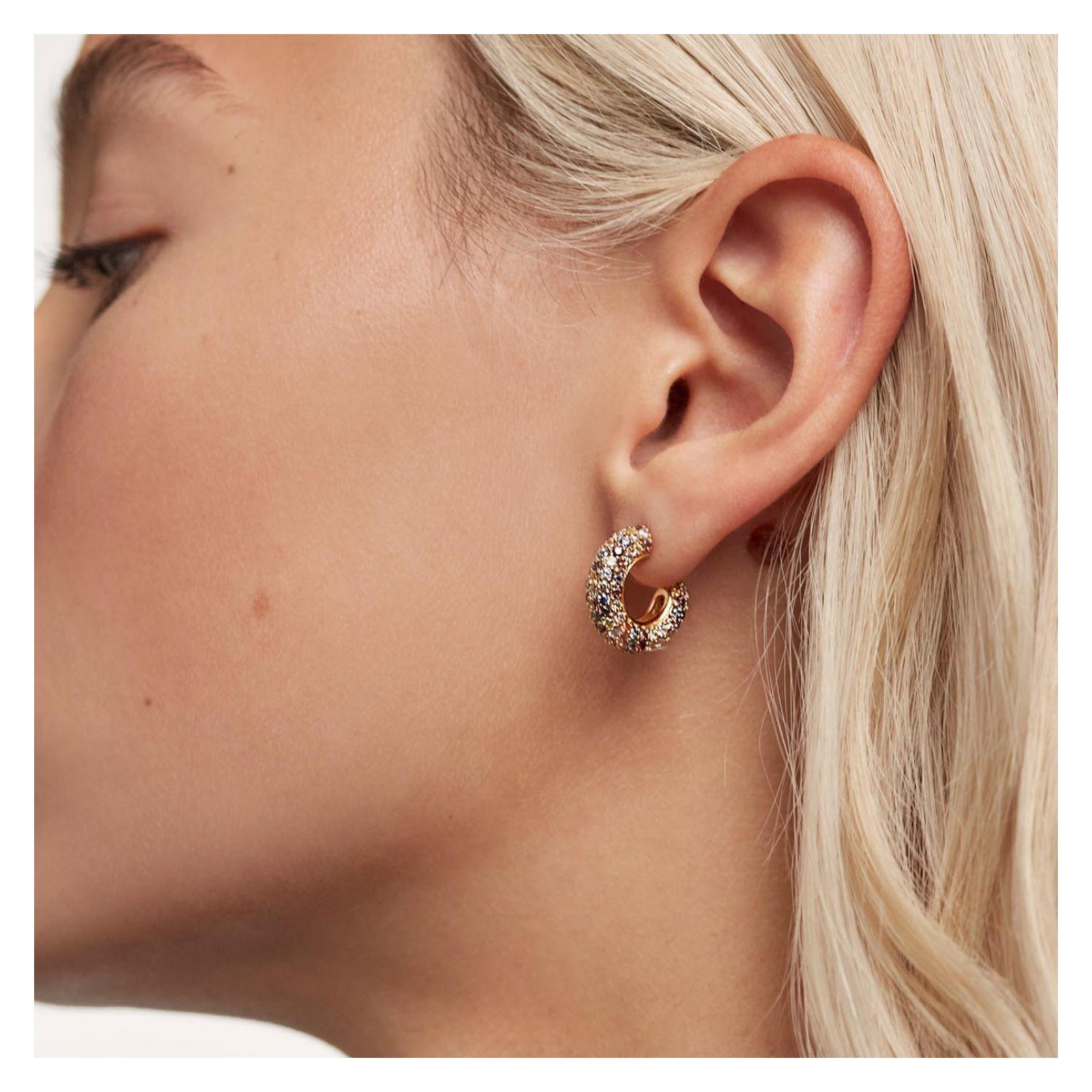 Aretes PDPaola Ar01-291-U Plateado Mujer-2